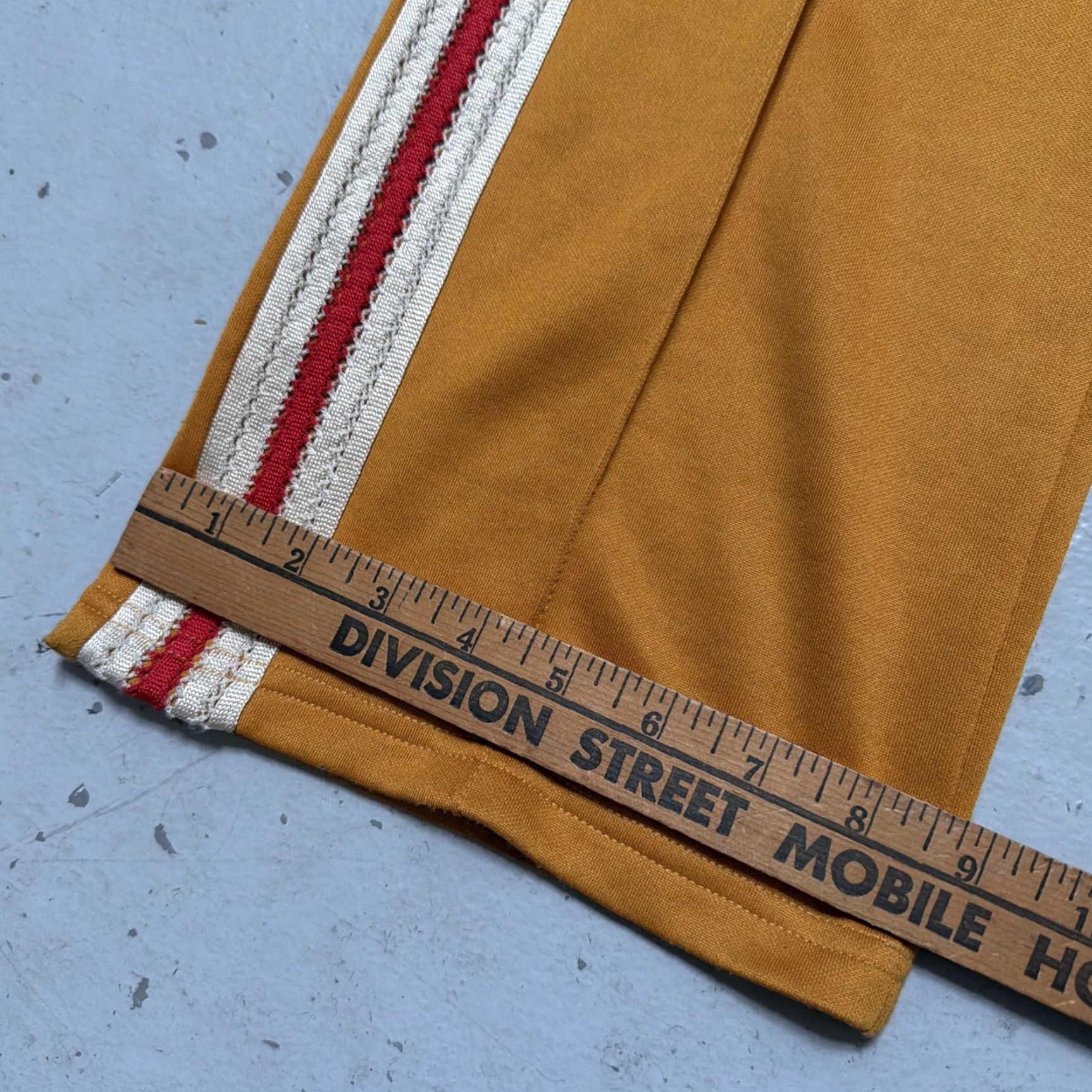 Wales Bonner Wales Bonner Track Pants Plain Brushed Jersey Mustard Size 5 Unisex Adults Pants Mustard 70s 80s Vintage Athleisure Designer Track Mens Womens Size US S / EU 44-46 / 1 - 2 Thumbnail