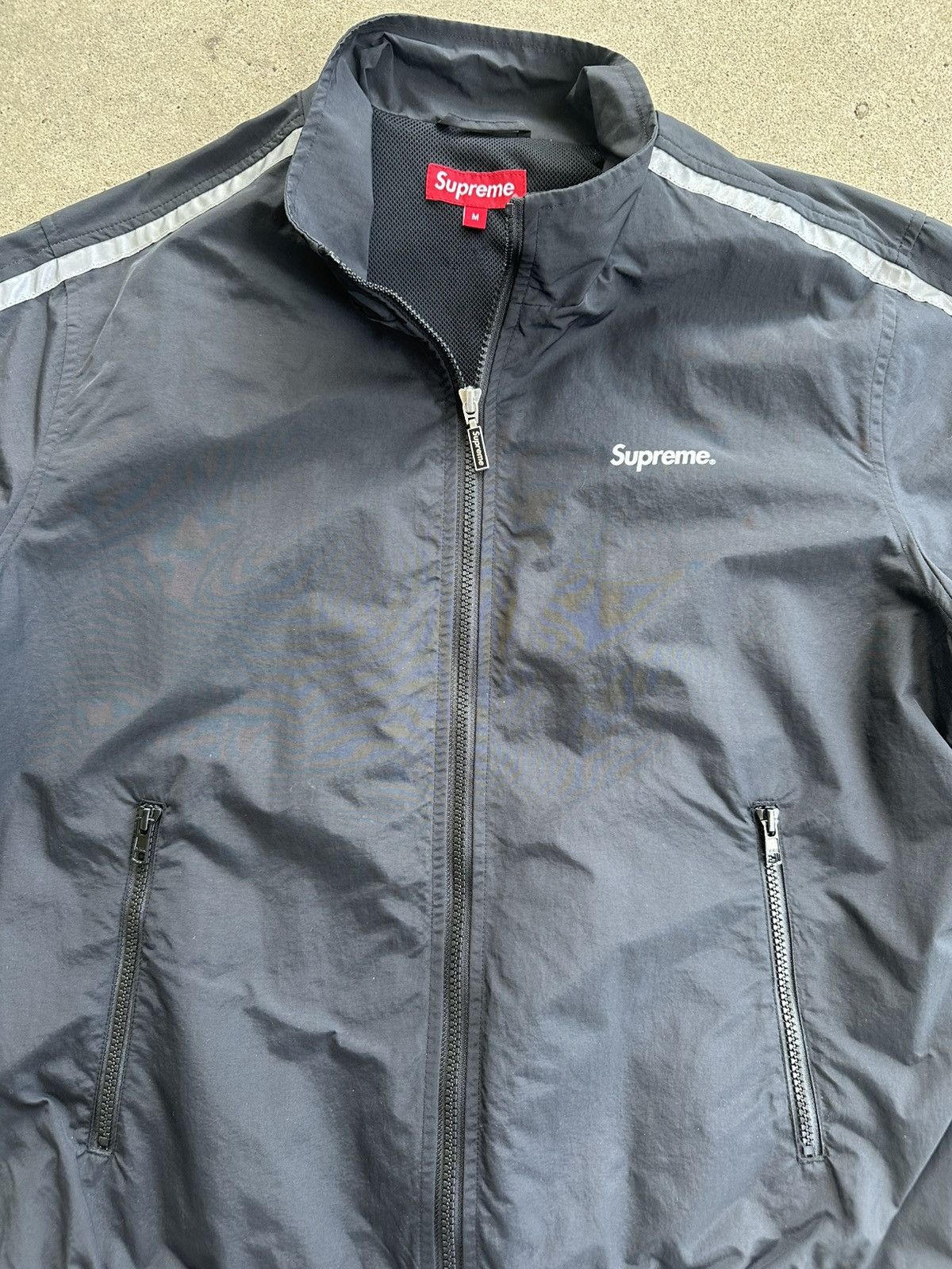 Supreme Supreme ЗМ Reflective Stripe Track Jacket size M Size US M / EU 48-50 / 2 - 2 Thumbnail
