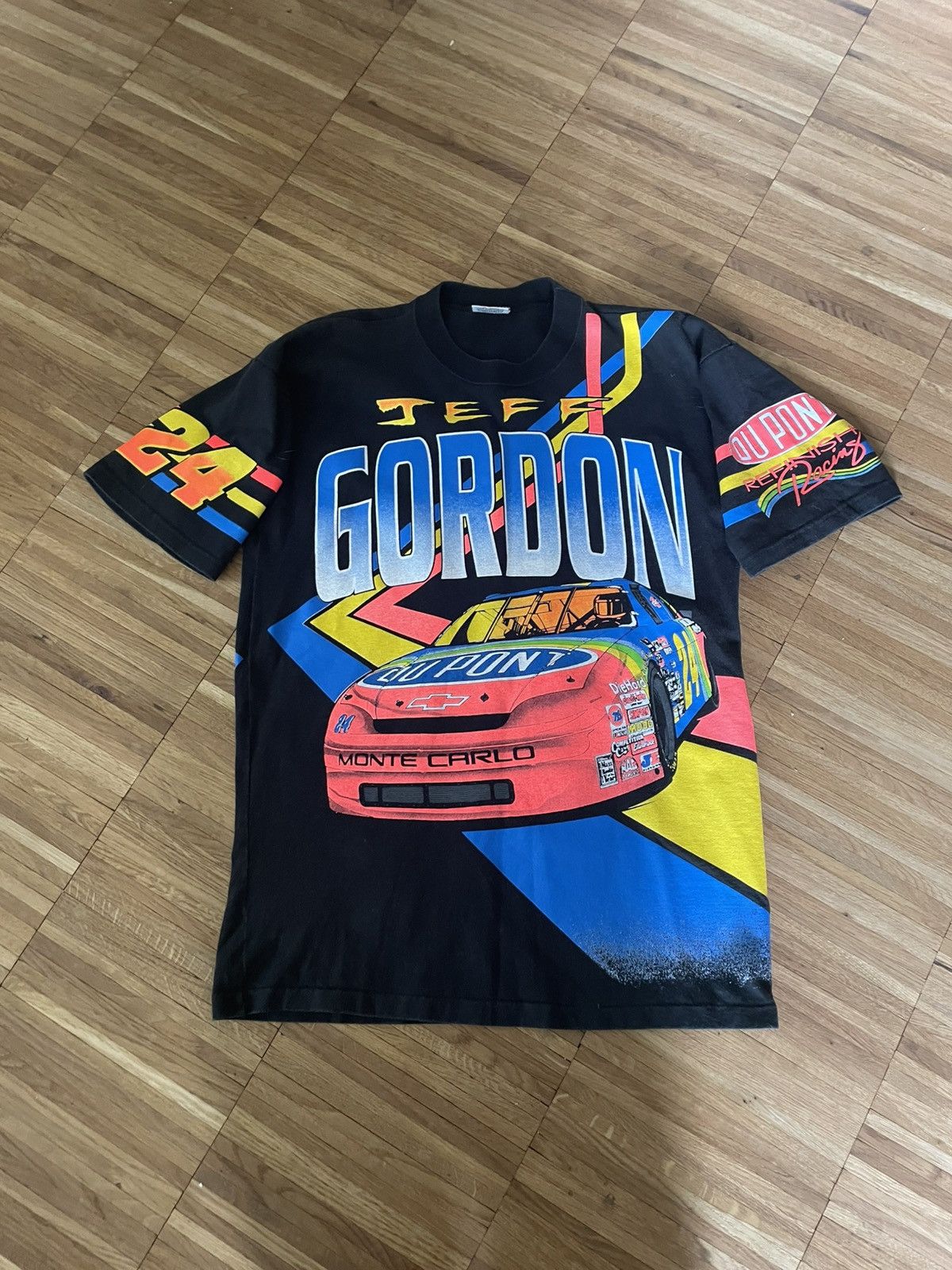 Vintage Vintage 1995 Jeff Gordon T-shirt Size US L / EU 52-54 / 3 - 1 Thumbnail