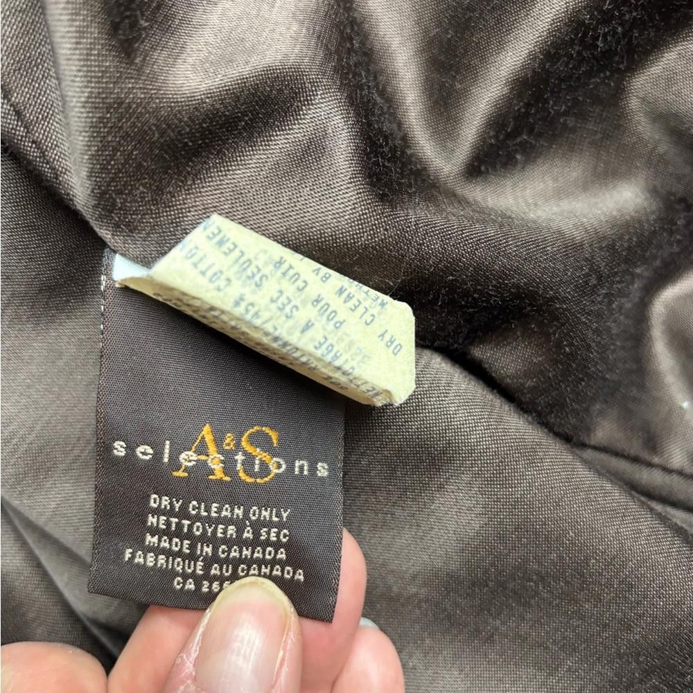 Designer Vintage A&S Selections Leather Bomber Jacket Size US S / EU 44-46 / 1 - 6 Thumbnail