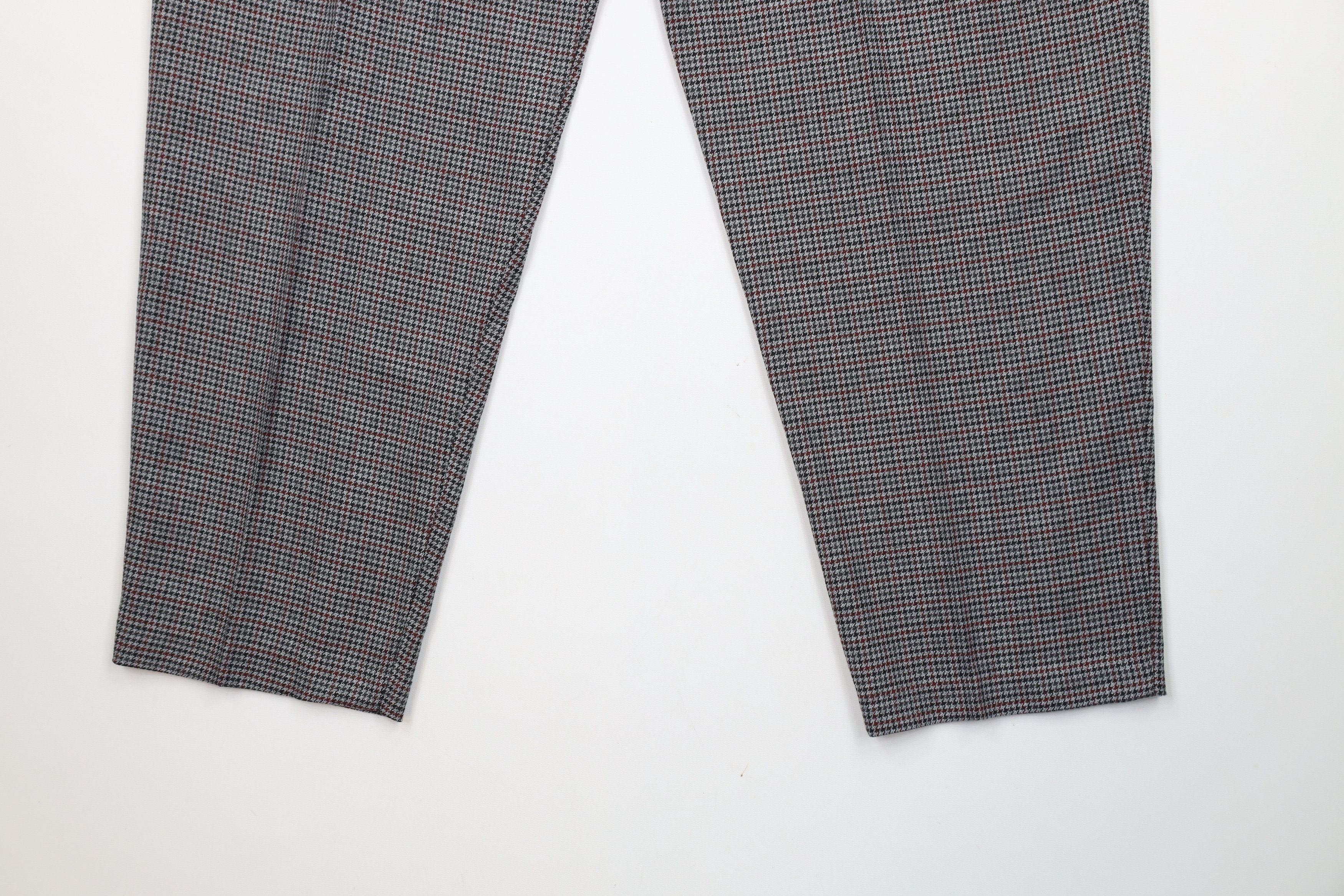 Vintage Vintage 90s Streetwear Leg Houndstooth Pants Trousers USA Size 36" / US 14 / IT 50 - 10 Thumbnail