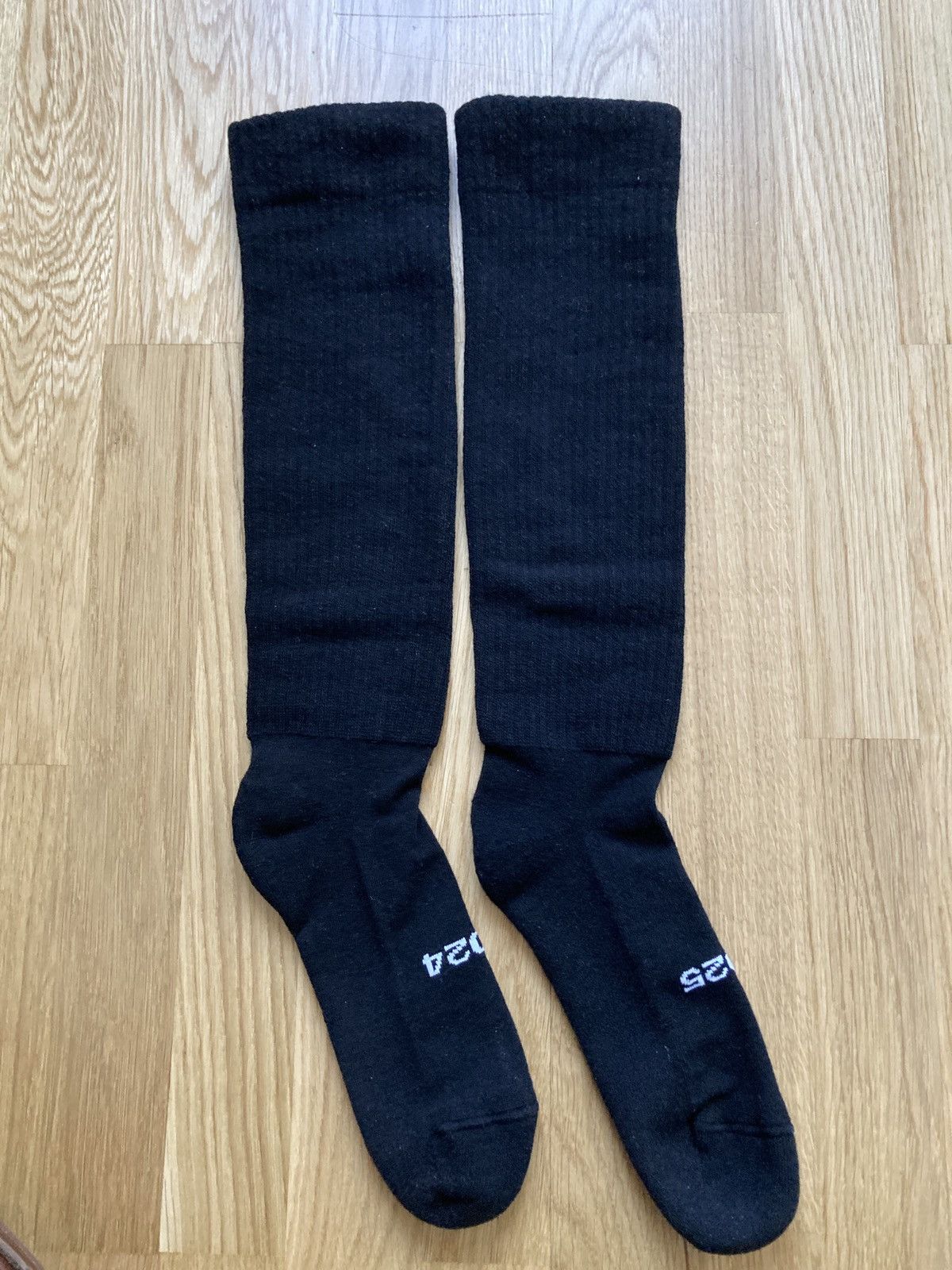 Rick Owens F/W 24 "PORTERVILLE" Black Cashmere Knee Socks Rick Owens Size ONE SIZE - 9 Thumbnail