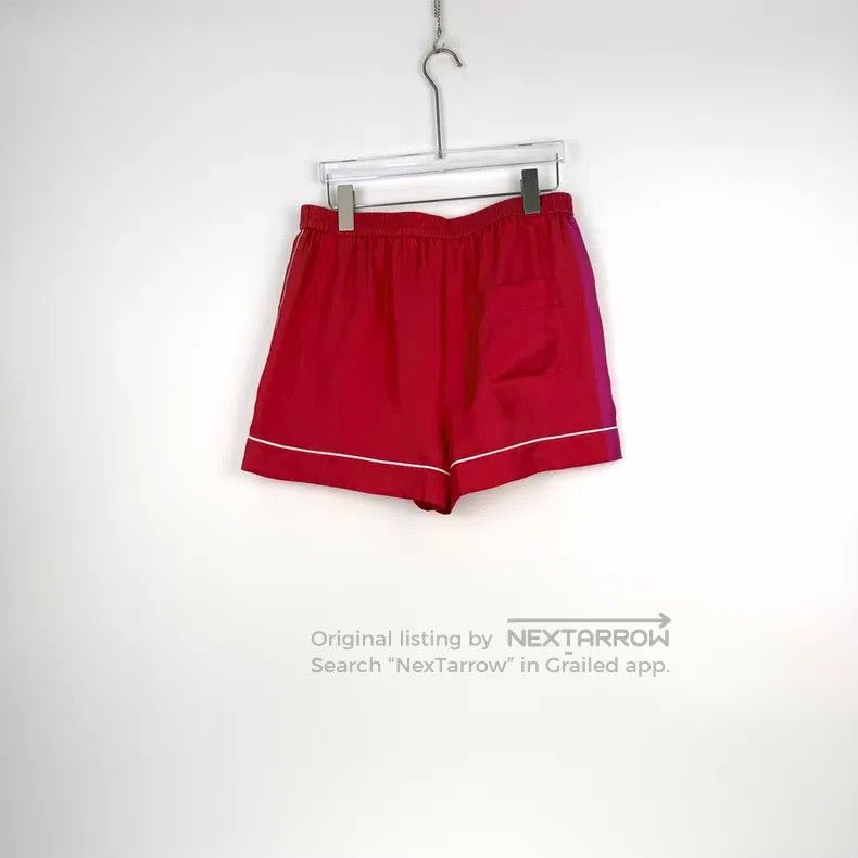 Dior Dior Red and purple color-matched mulberry silk shorts Size 25" / US 0 / IT 36 - 4 Thumbnail