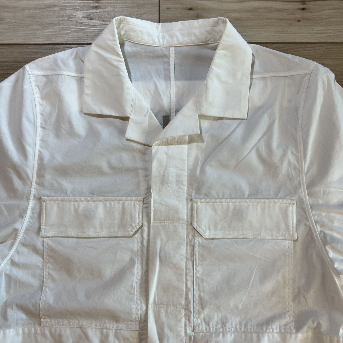 Rick Owens Rick Owens Lido SS23 Magnum Button Down White Short Sleeve Size US M / EU 48-50 / 2 - 2 Thumbnail
