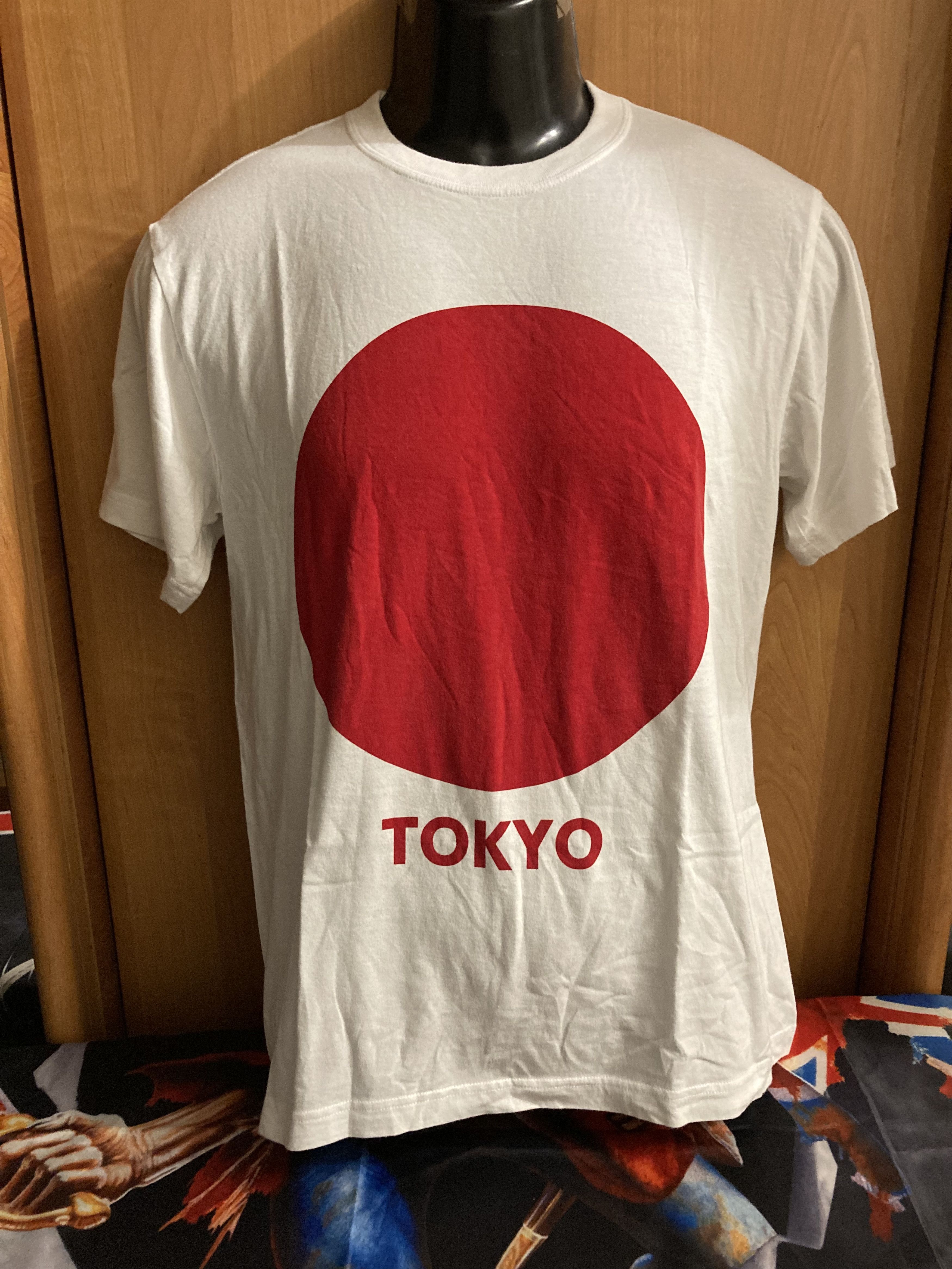 Japanese Brand Japan Shine Vintage White Tokyo Sun Tee Size US S / EU 44-46 / 1 - 4 Thumbnail