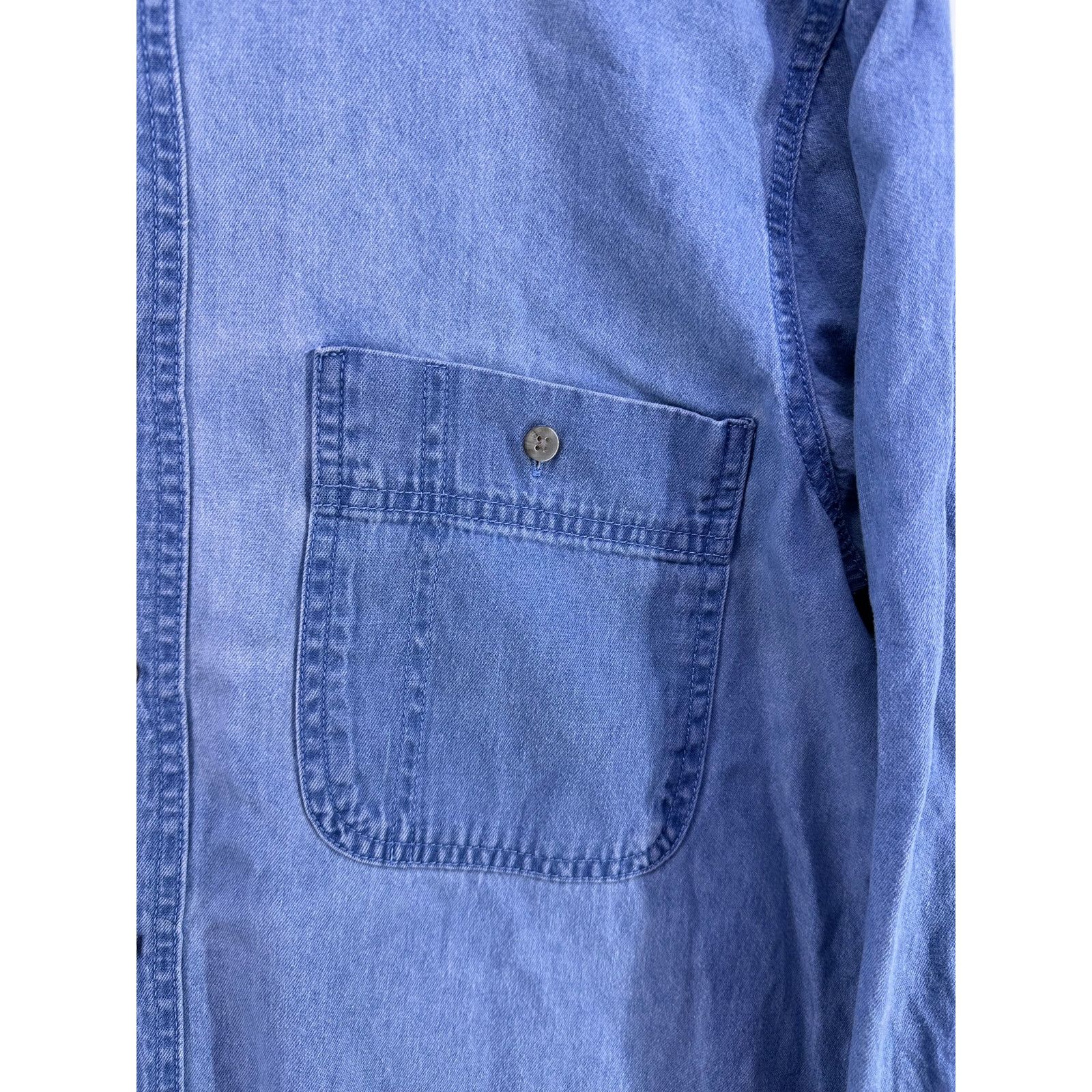 Wrangler Wrangler Rugged Wear Demin Long Sleeve Shirt Size Medium Size US M / EU 48-50 / 2 - 6 Thumbnail