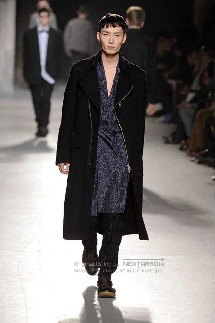 Dries Van Noten Dries Van Noten Wool Biker Collar Coat. Size US S / EU 44-46 / 1 - 5 Thumbnail