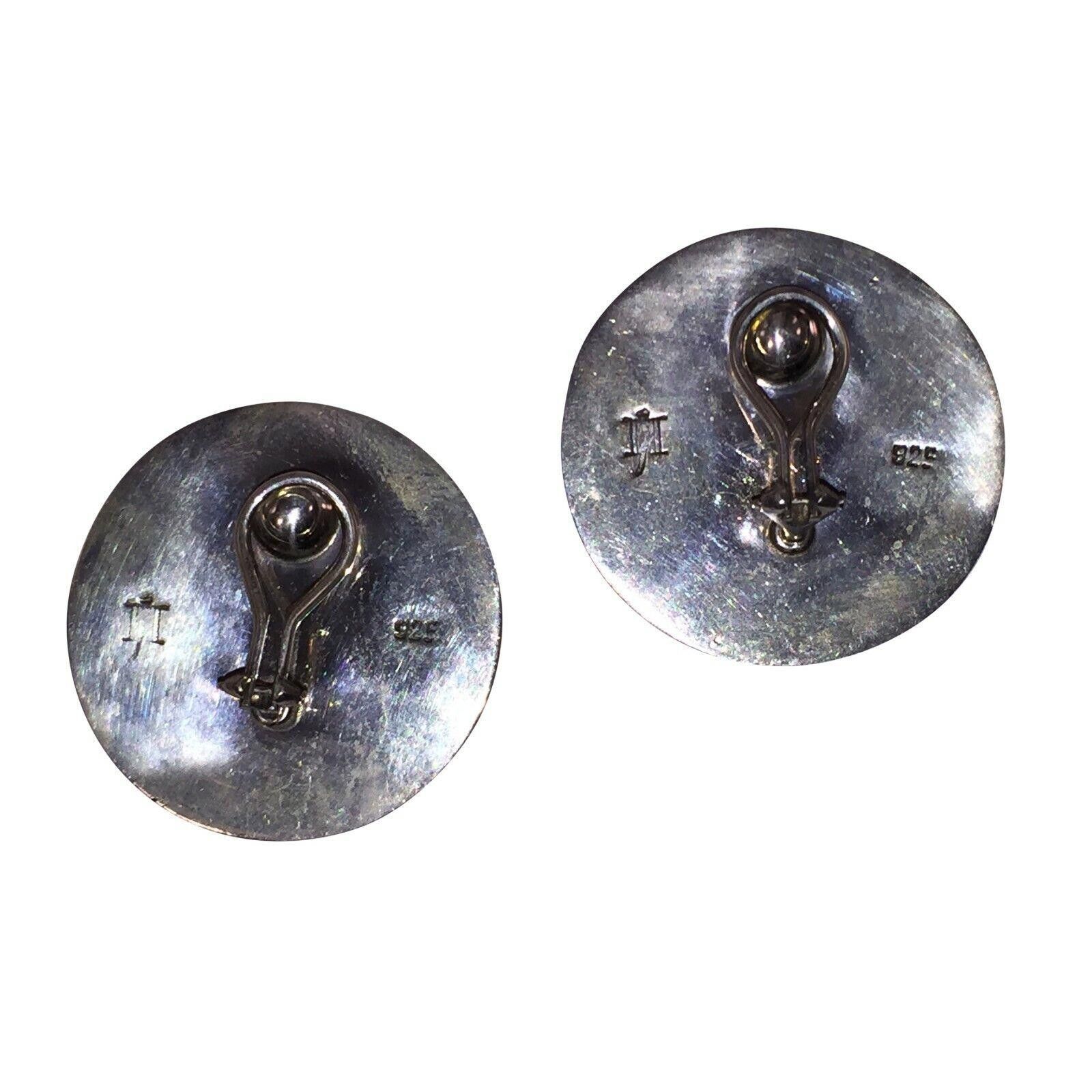 John Hardy John Hardy Large Dome Woven Sterling Earrings Size ONE SIZE - 5 Thumbnail
