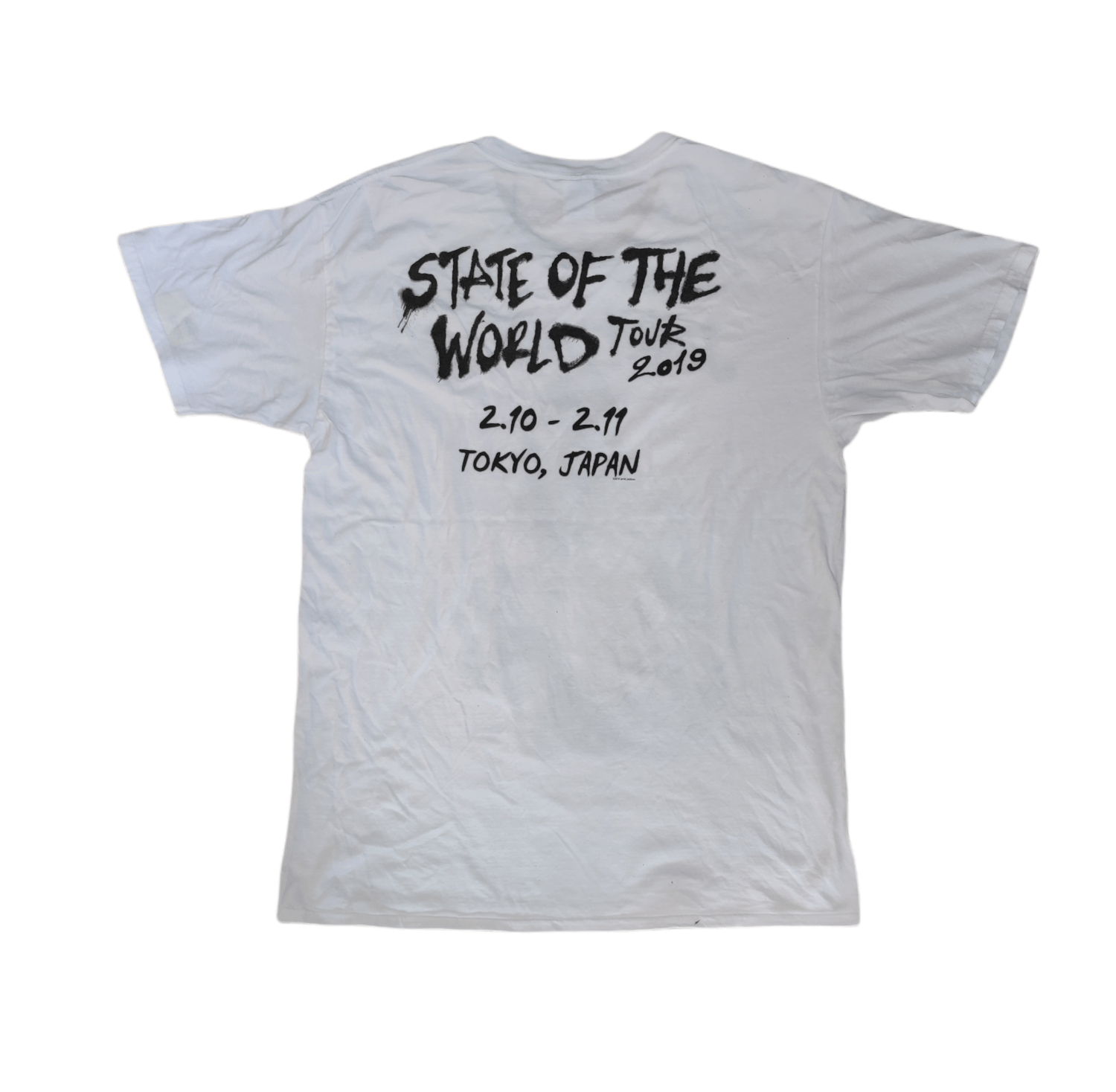 Band Tees × Michael Jackson Janet Jackson State Of The World 2019 Japan Tee Size US M / EU 48-50 / 2 - 2 Thumbnail