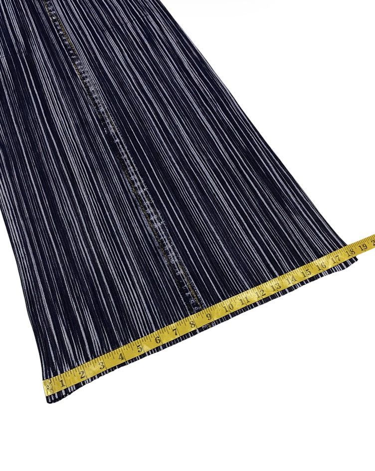 Pleats Please Issey Miyake Pleats Please Denim Patterned Pleated Midi Skirt Size 30" / US 8 / IT 44 - 16 Thumbnail