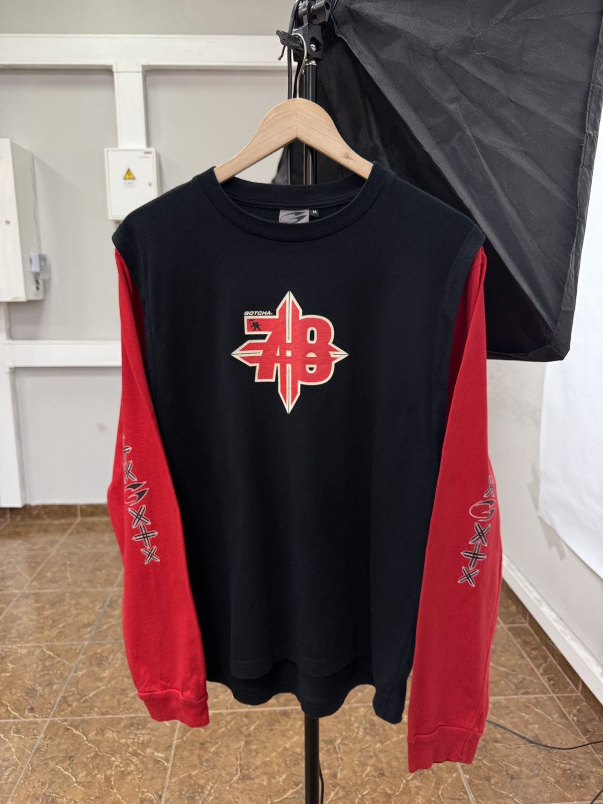 Gotcha 🇺🇸 Vintage 90s Gotcha Surfing Skating Long Sleeve Retro Rare Size US M / EU 48-50 / 2 - 1 Thumbnail