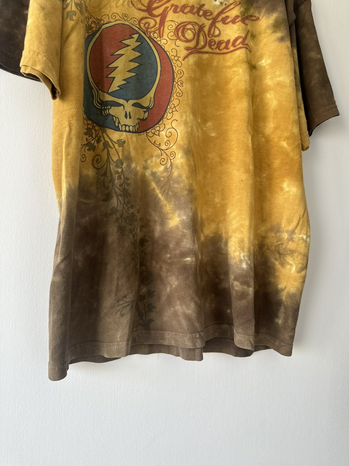 Grateful Dead 2006 Liquid Blue Tie Dye Tee Brown Size US L / EU 52-54 / 3 - 7 Thumbnail