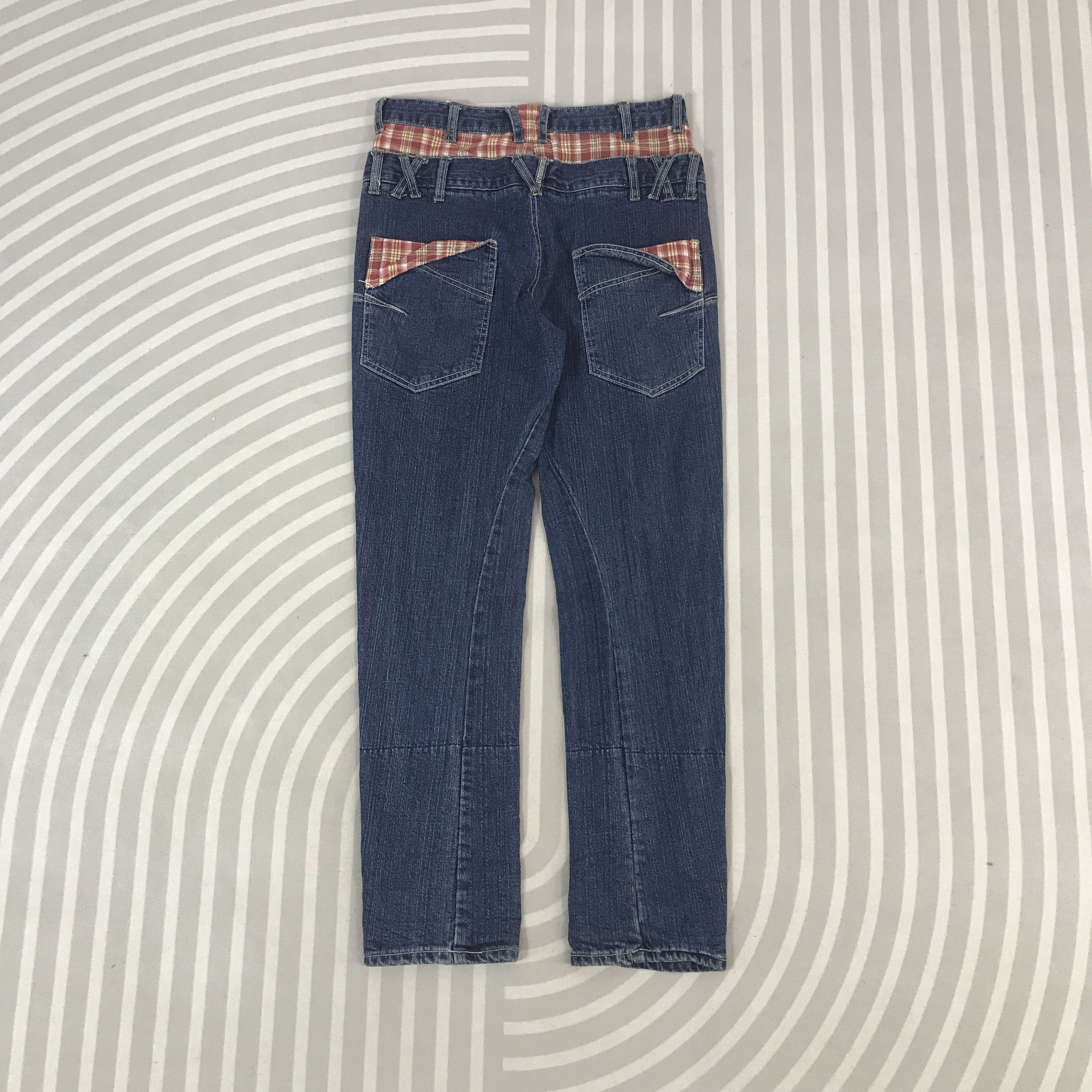 Japanese Brand Vintage Conto. Japan Double Wasit Denim Pants Size US 30 / EU 46 - 4 Thumbnail