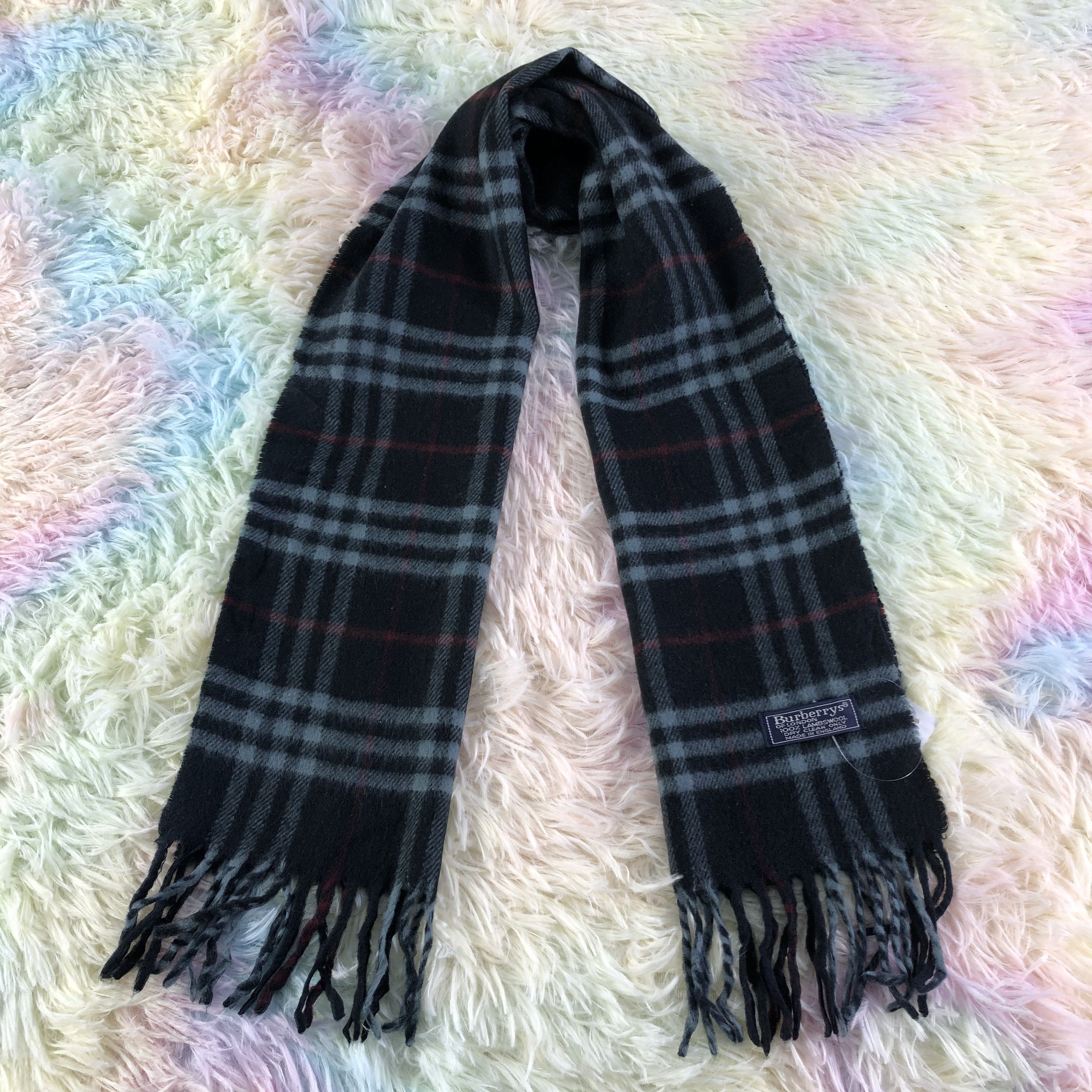 Burberry × Vintage Burberry Scarf / Muffler / Neckwear - KM363 Size ONE SIZE - 1 Thumbnail