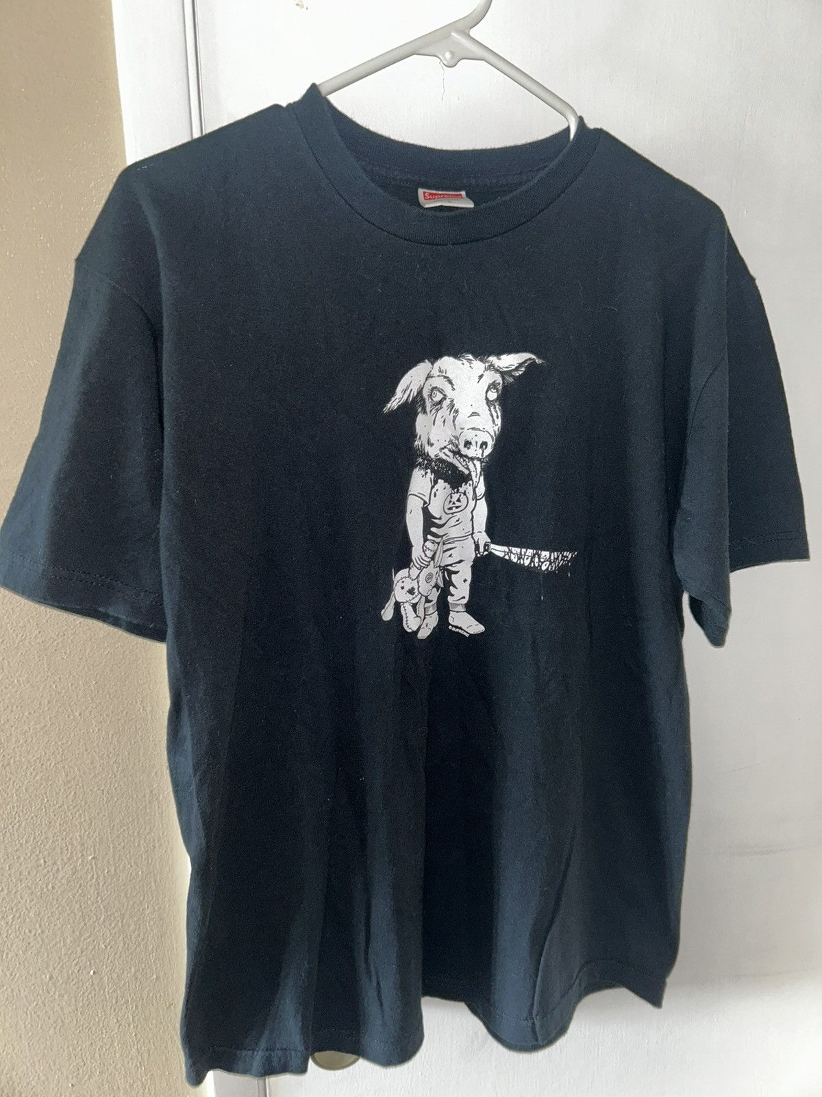 Supreme Supreme Sean Cliver “Pig” Tee 2010 Size US L / EU 52-54 / 3 - 1 Thumbnail