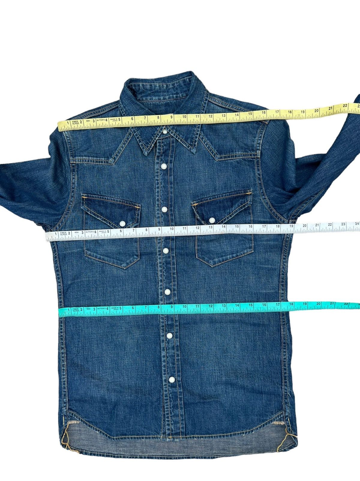 Remi Relief Remi Relief Japan The Golden State Denim Western Shirt Size US S / EU 44-46 / 1 - 3 Thumbnail