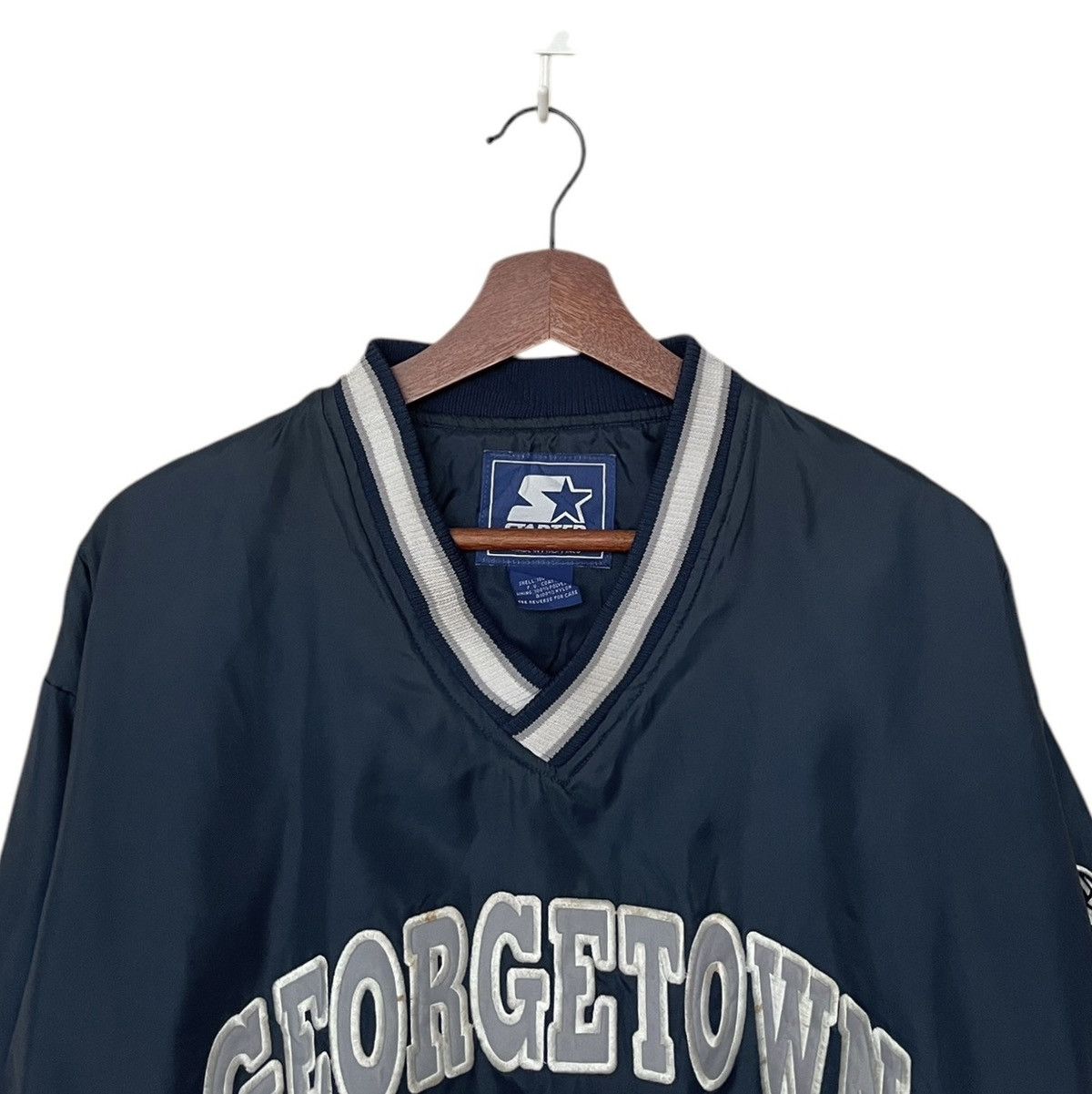NFL × Starter × Vintage Vintage Brand Starter NFL Georgetown Sweatshirt 1990s Size US S / EU 44-46 / 1 - 7 Thumbnail