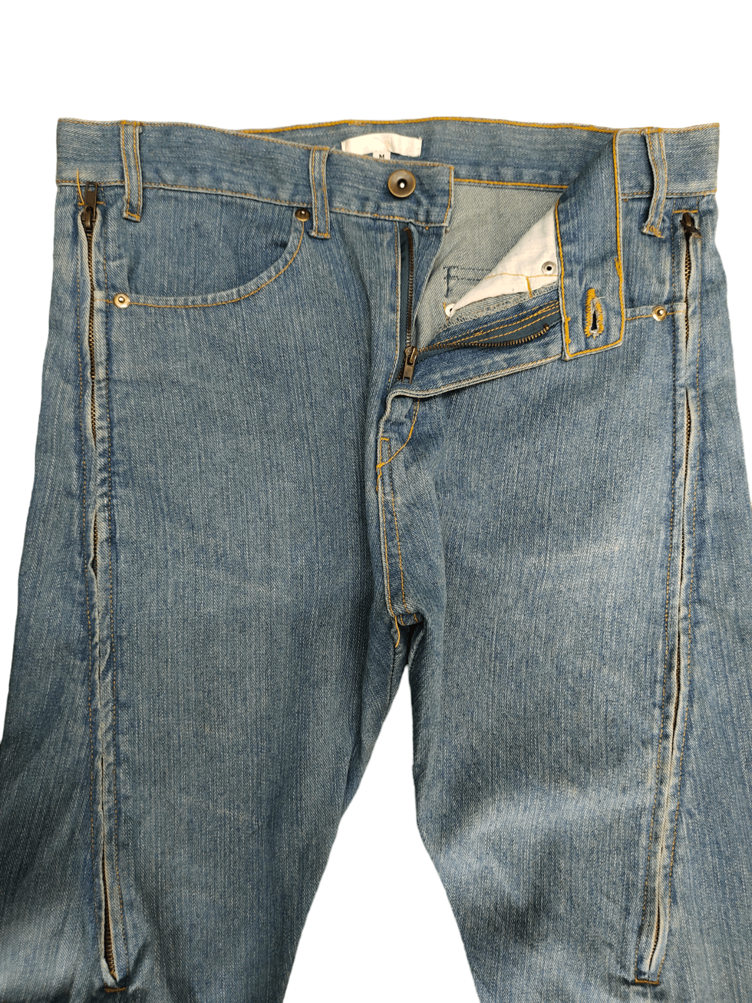 Le Grande Bleu (L.G.B.) Flare Jeans Japan Zipper Faded Boot Cut Y2k Mudmax Lgb Size US 30 / EU 46 - 10 Thumbnail