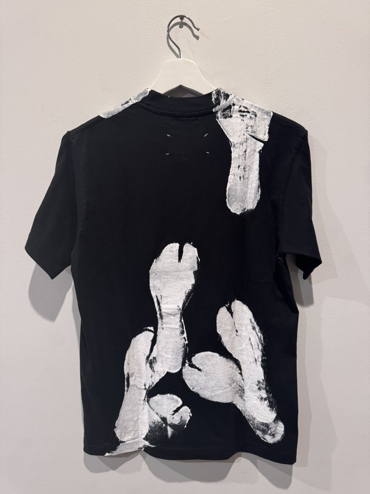 Maison Margiela Margiela 2003 artisanal tabi print t-shirt Size US S / EU 44-46 / 1 - 2 Thumbnail