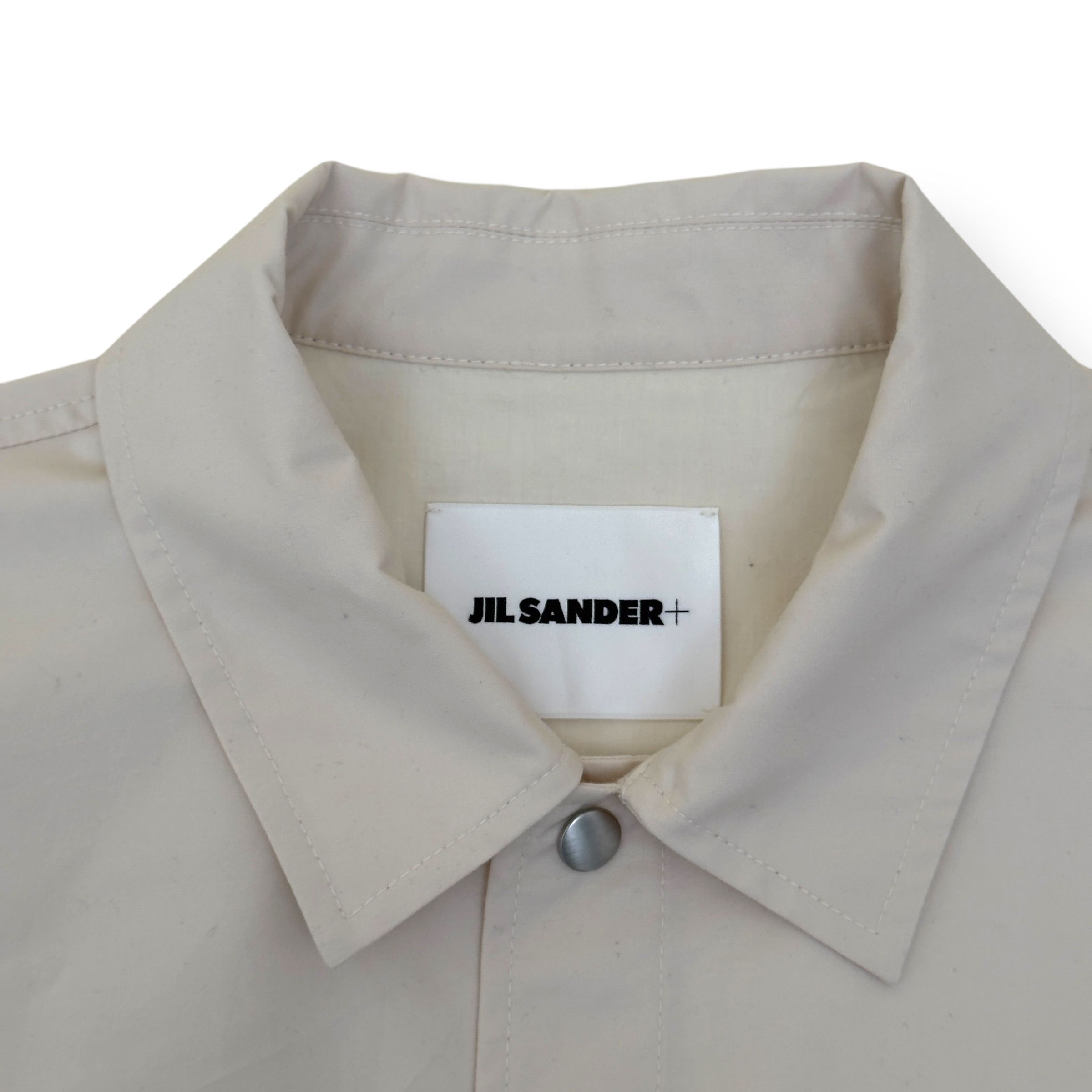 Jil Sander JIL SANDER SS25 FLAP POCKET SHIRT CREAM 50 / L Size US L / EU 52-54 / 3 - 3 Thumbnail