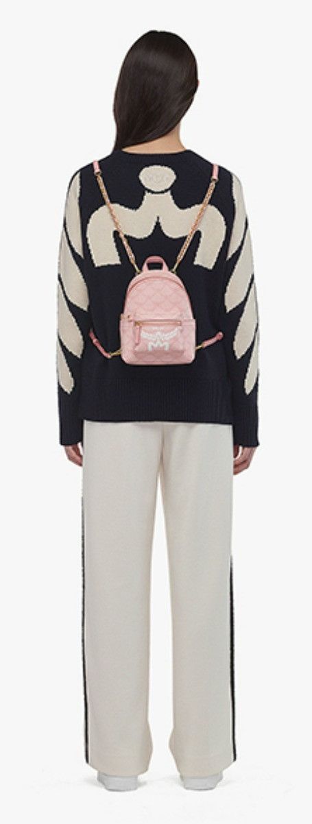 MCM o1mt1gz0725 Size: OS / xMini Backpack in Pink Size ONE SIZE - 7 Thumbnail