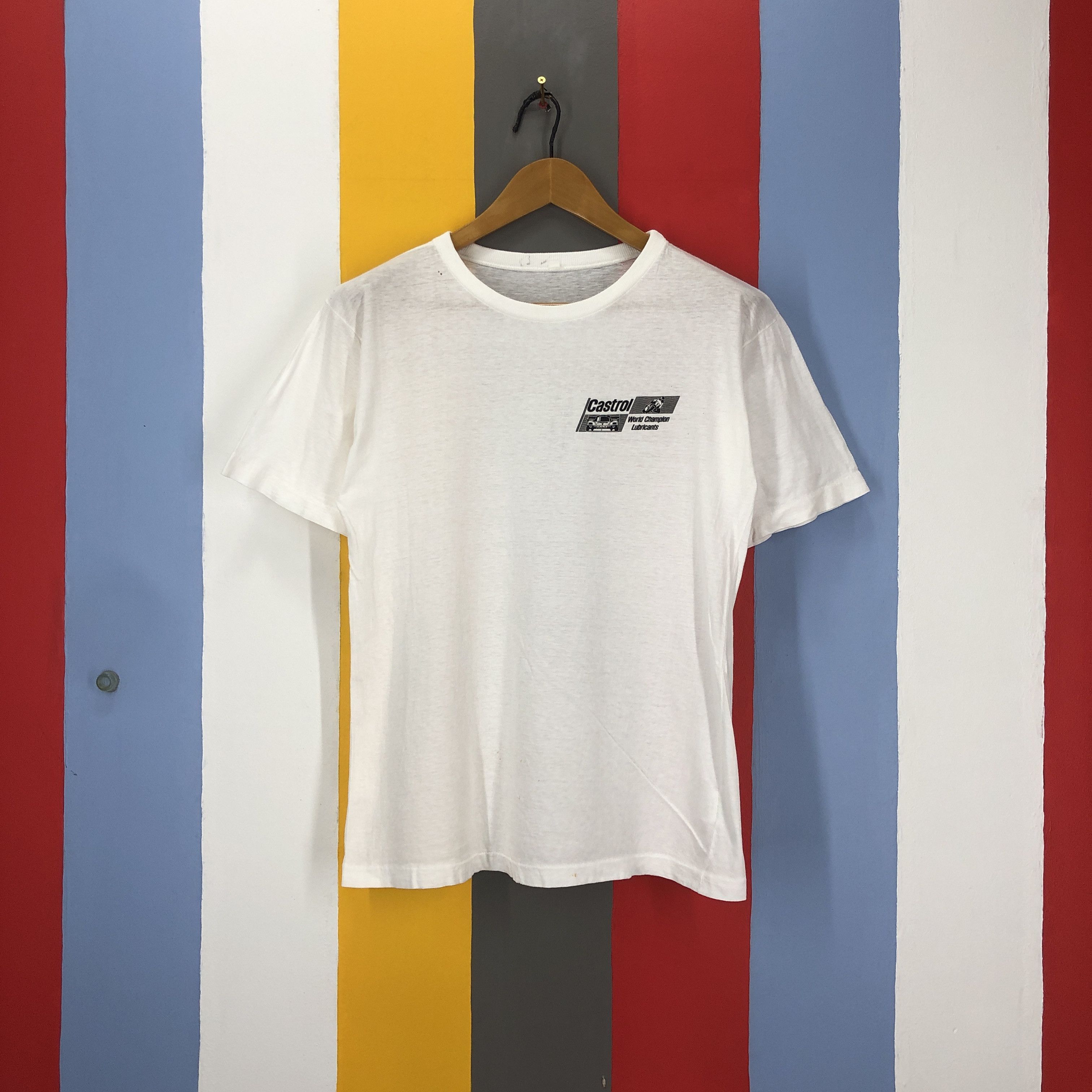 Vintage 90s Vintage CASTROL Crew Neck T Shirt #1526/AZ Size US S / EU 44-46 / 1 - 1 Thumbnail