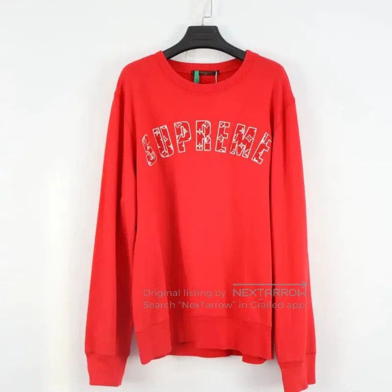 Louis Vuitton Louis Vuitton Men's Red Sweatshirt for Spring Autumn . Size US L / EU 52-54 / 3 - 1 Thumbnail