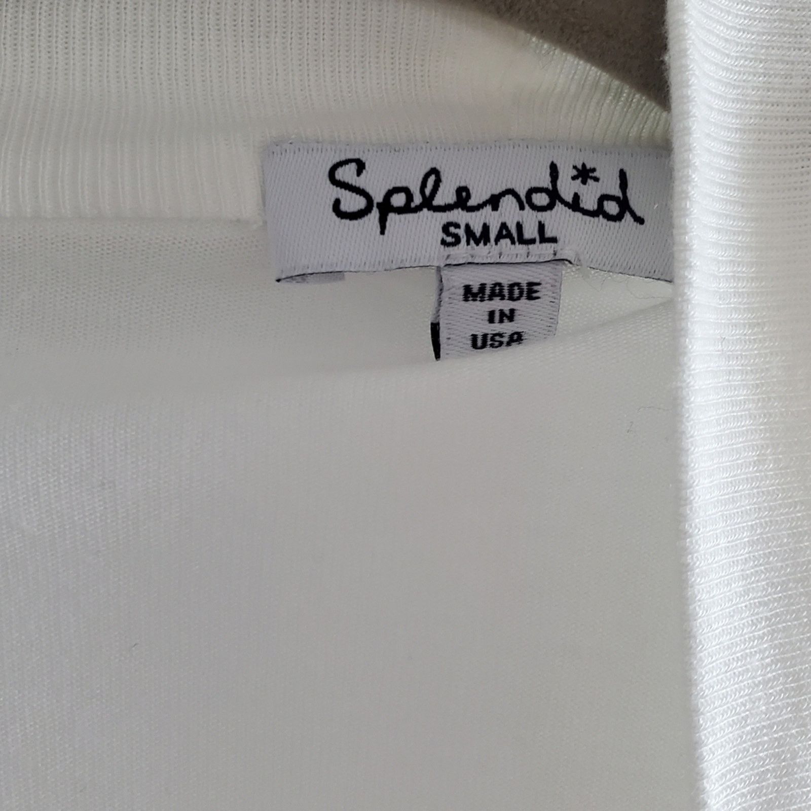 Splendid Splendid white cardigan women's size small with 3/4 sleeves. Size S / US 4 / IT 40 - 3 Thumbnail