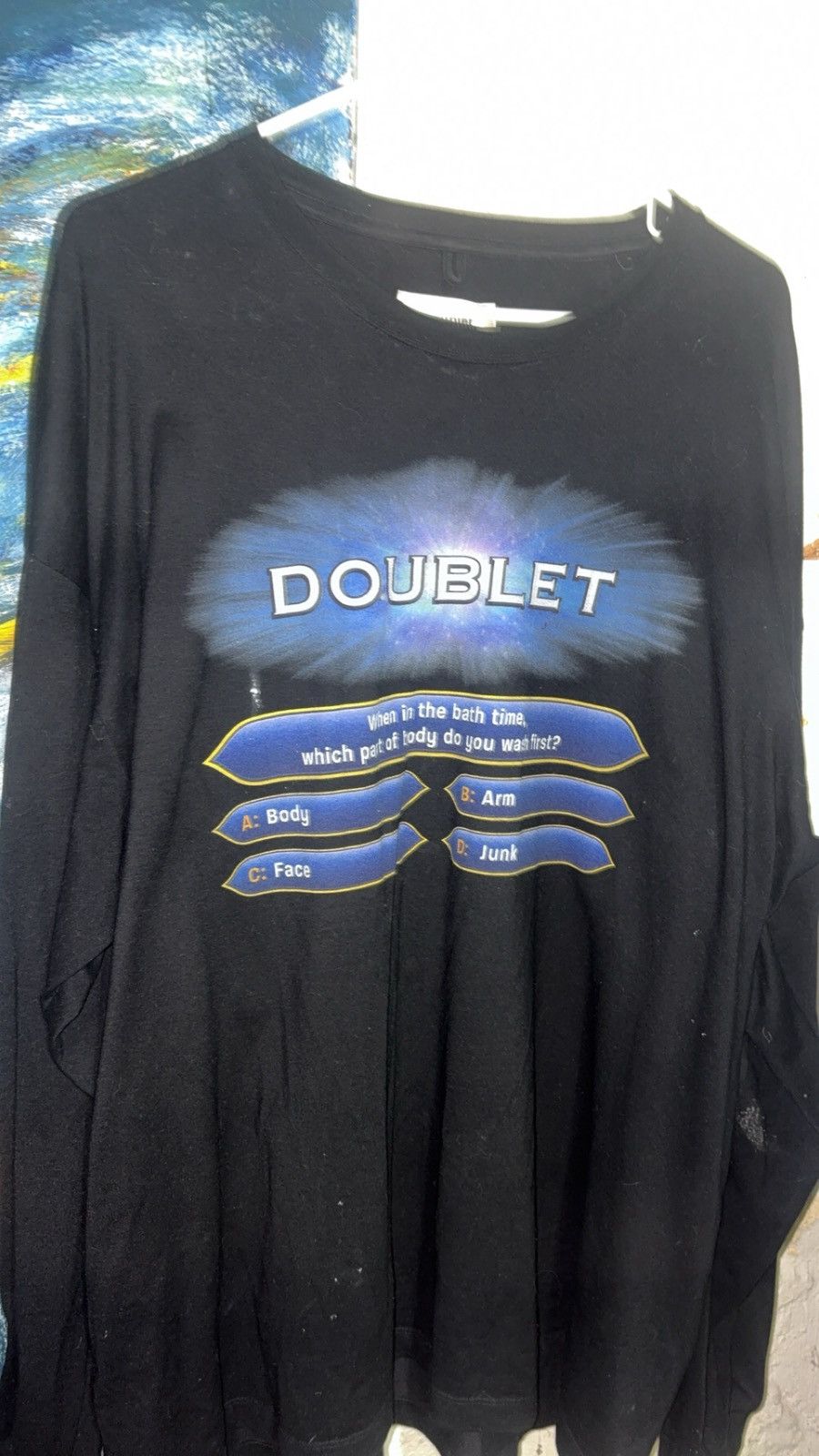 Doublet WISM X doublet who wants to be a millionaire tee Size US XL / EU 56 / 4 - 1 Thumbnail
