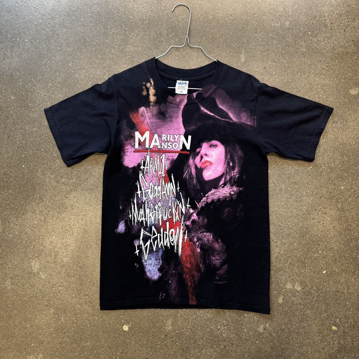 Vintage Marilyn manson arma-goddamn-motherf kin-geddon Tour Shirt 09 Size US S / EU 44-46 / 1 - 1 Thumbnail