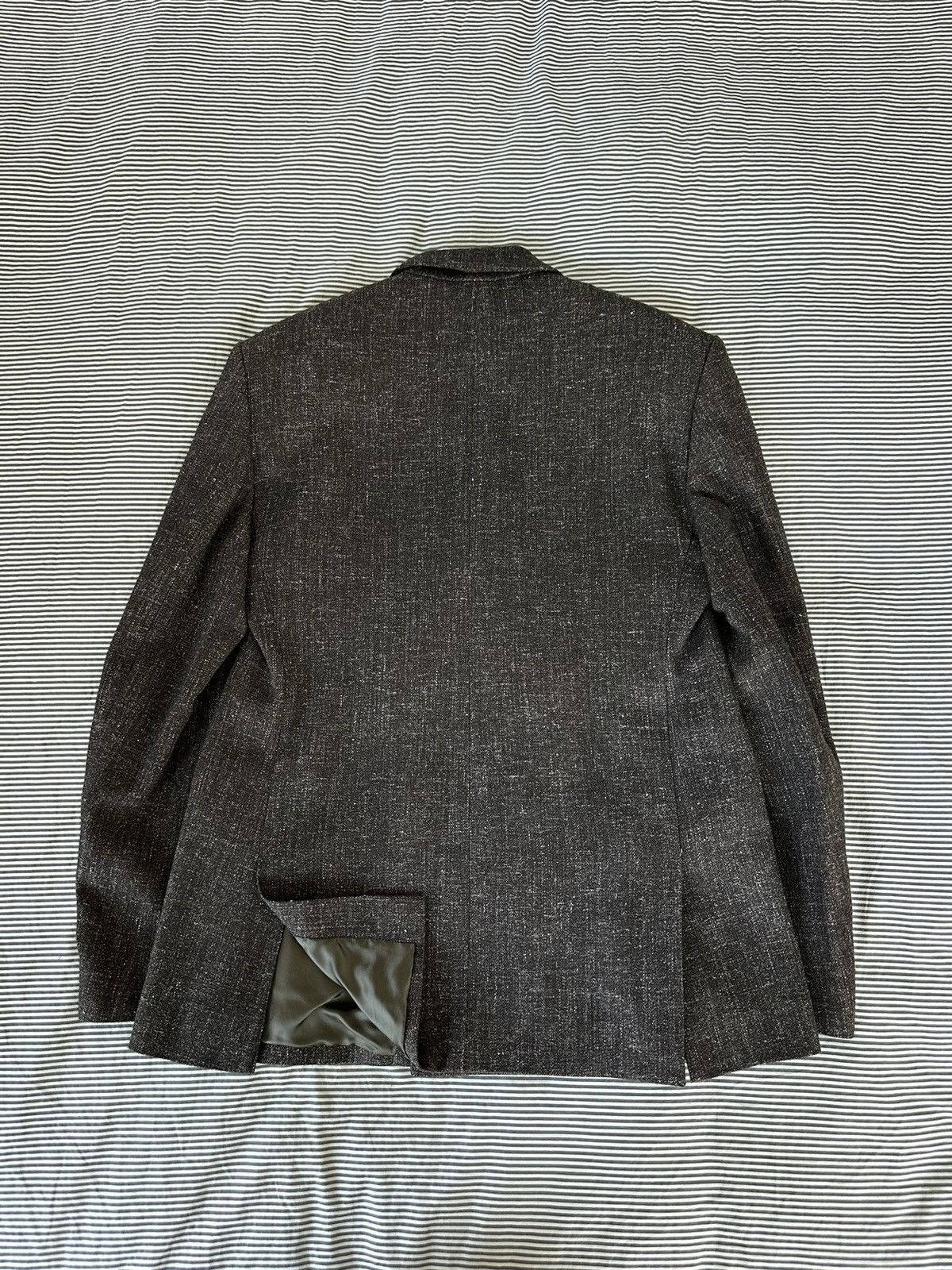 Balenciaga FW17 Brown Wool Double Breasted Jacket Size 48R - 2 Thumbnail