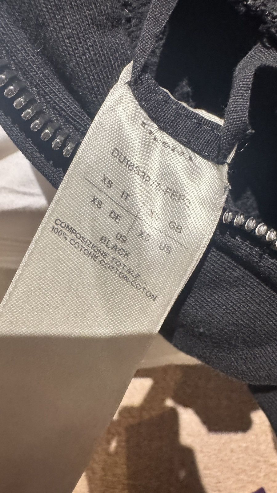 Rick Owens Drkshdw SS18 Rick Owens DRKSHDW Patched Jason Zip Up Hoodie Size US XS / EU 42 / 0 - 3 Thumbnail
