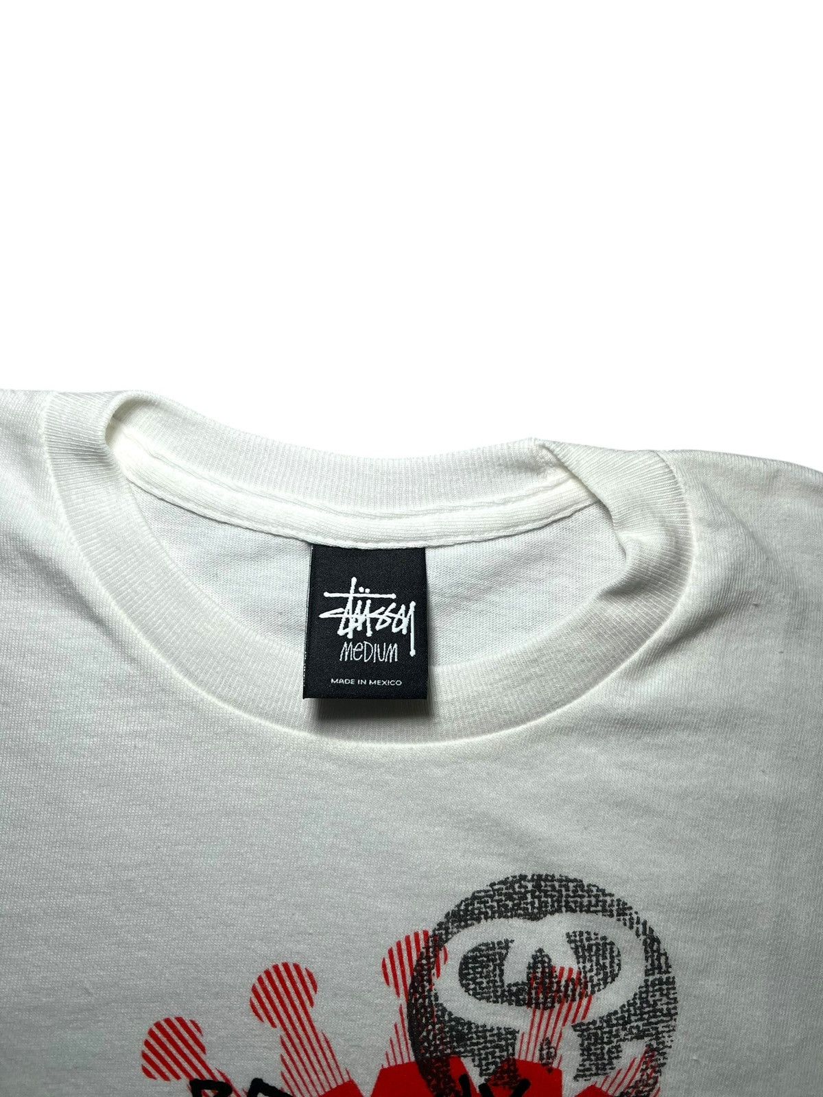 Stussy White rare crown stussy tshirt World Tour Size US M / EU 48-50 / 2 - 3 Thumbnail
