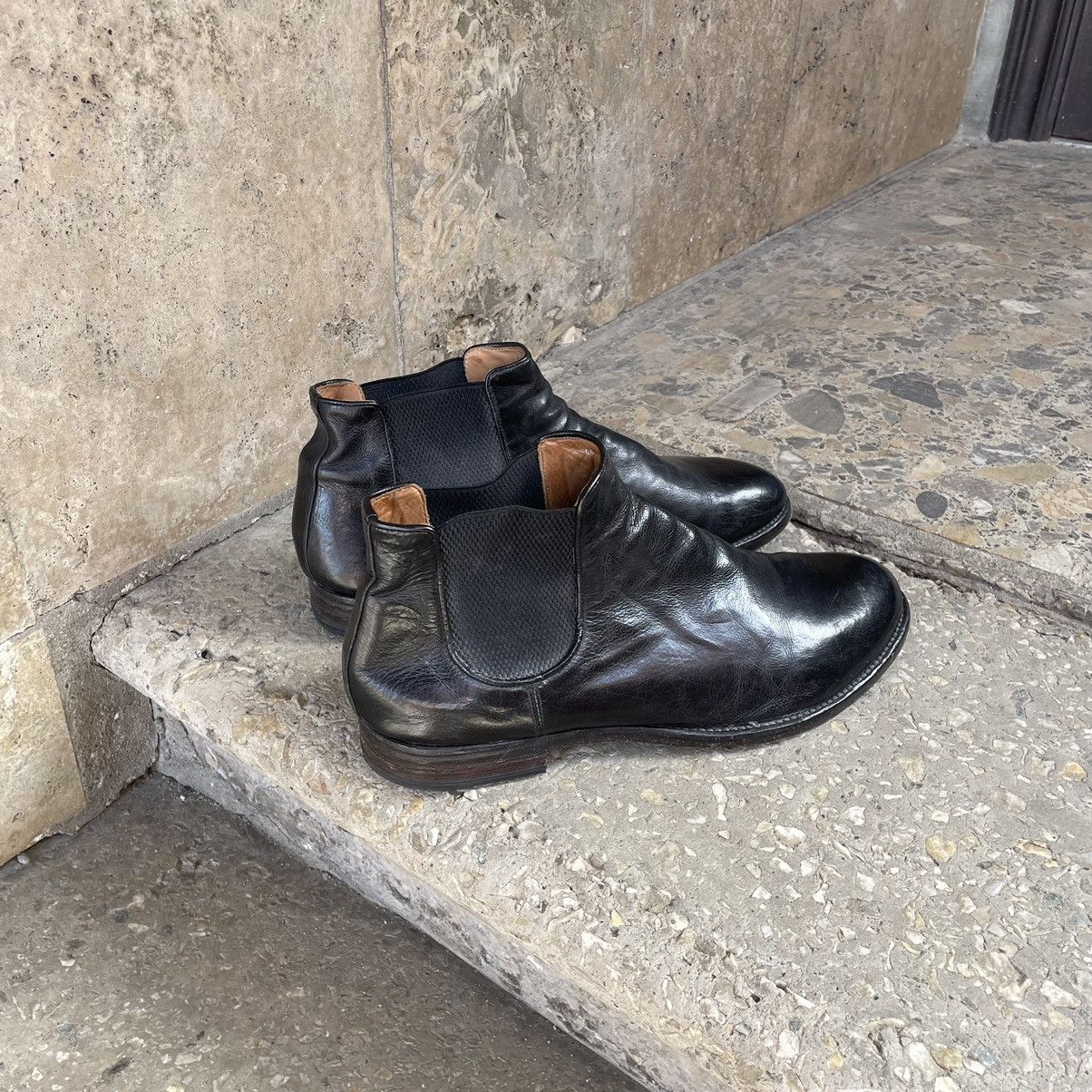 Officine Creative Officine Creative Anatomia 083 Black Leather Chelsea Boots Size US 11 / EU 44 - 8 Thumbnail