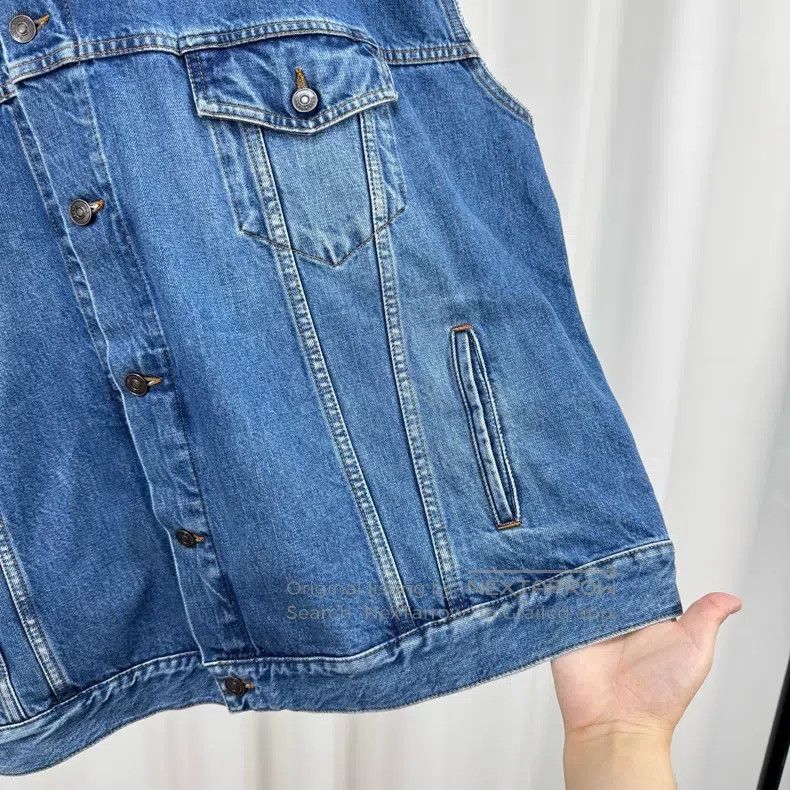 Balenciaga Balenciaga Oversized Washed Denim Vest Size US S / EU 44-46 / 1 - 4 Thumbnail