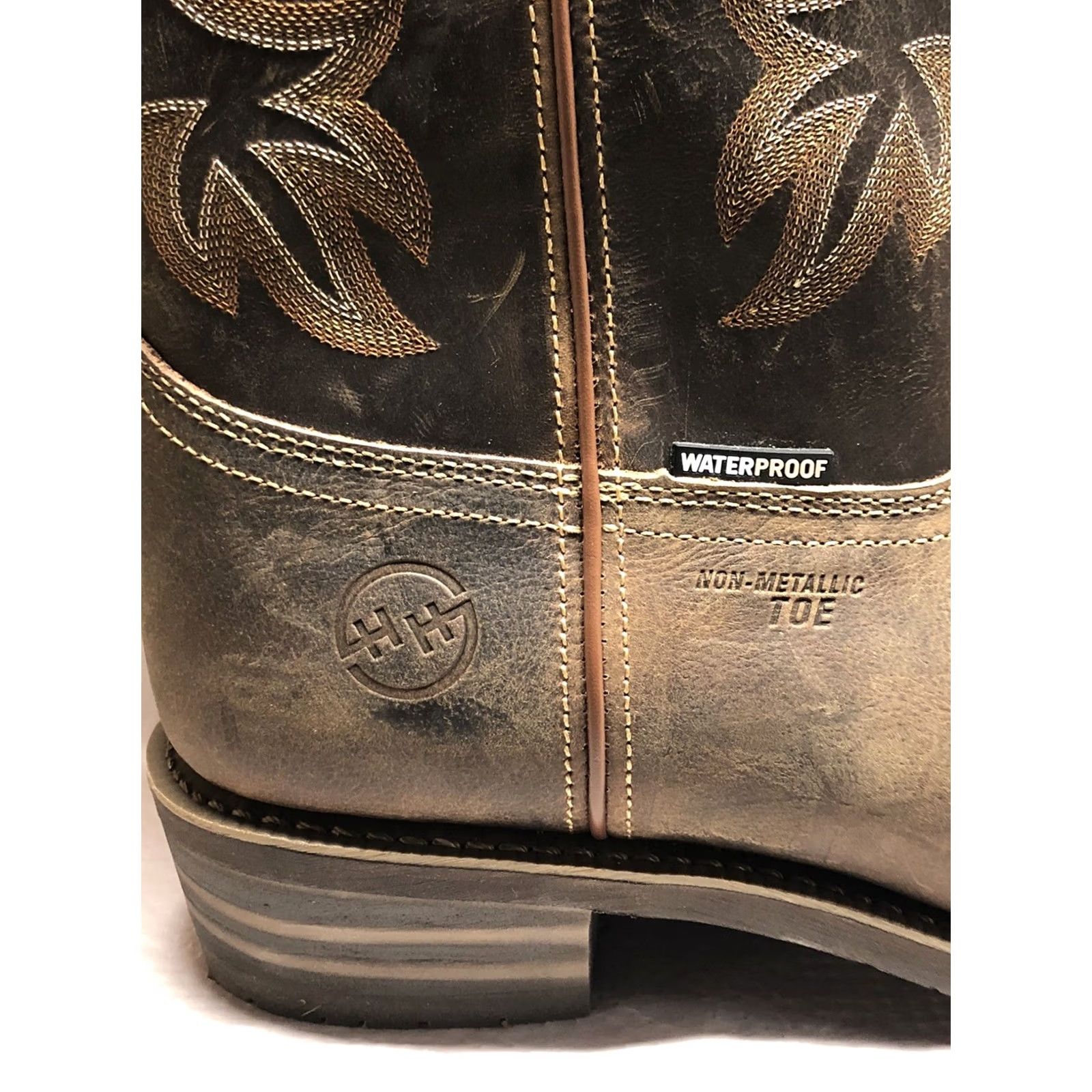 Doublet Double H Garza Mens Work Boots Size 13D Brown Western Waterproof Composite Toe Boot Mens Shoes Work Boots Size US 13 / EU 46 - 7 Thumbnail