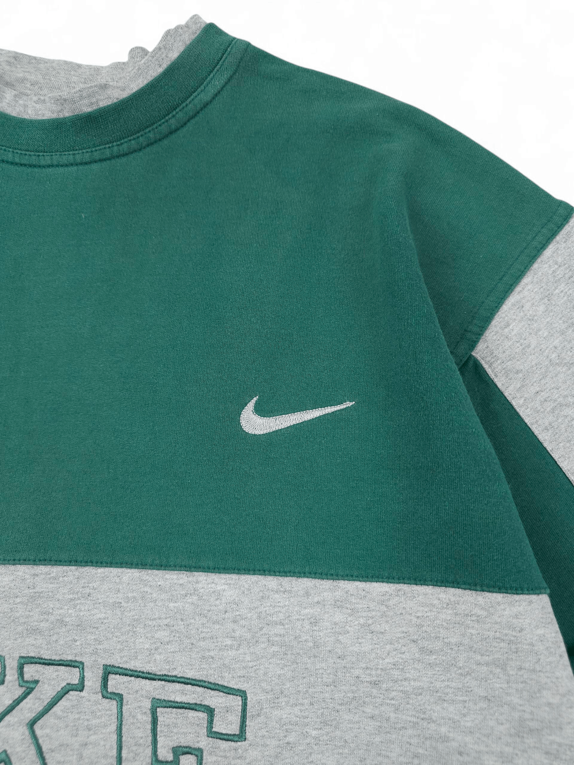 Nike 💎 90's Vintage Nike Bootleg Spell Out Boxy Crewneck Y2K Size US XL / EU 56 / 4 - 5 Thumbnail