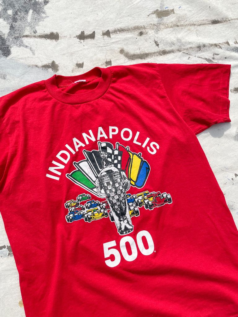 Vintage Vintage Indianapolis 500 T- Shirt- 1980s Size US M / EU 48-50 / 2 - 2 Thumbnail