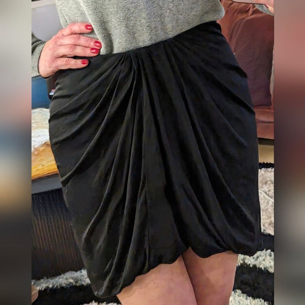 Isabel Marant Isabel Marant Gathered Front Black Mini Skirt Size 38" / US 16 / IT 52 - 5 Thumbnail