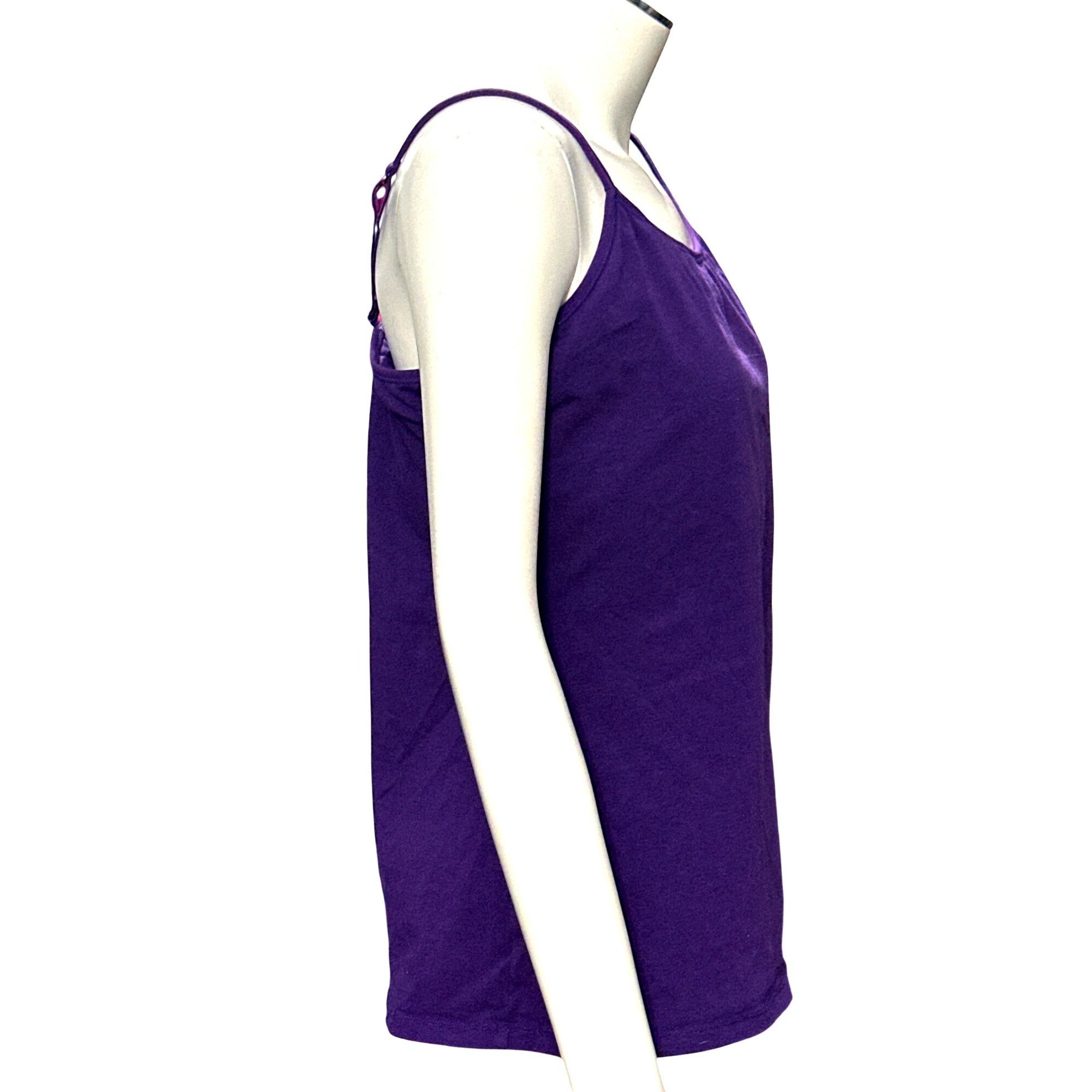 Other CCC Purple Adjustable Strap Camisole Built in Bra Size Mediu Size M / US 6-8 / IT 42-44 - 4 Thumbnail