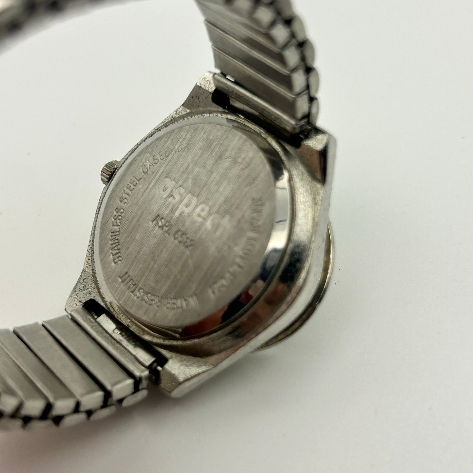 Other Aspect Women Quartz Watch Silver Tone Stretch Band Size ONE SIZE - 7 Thumbnail