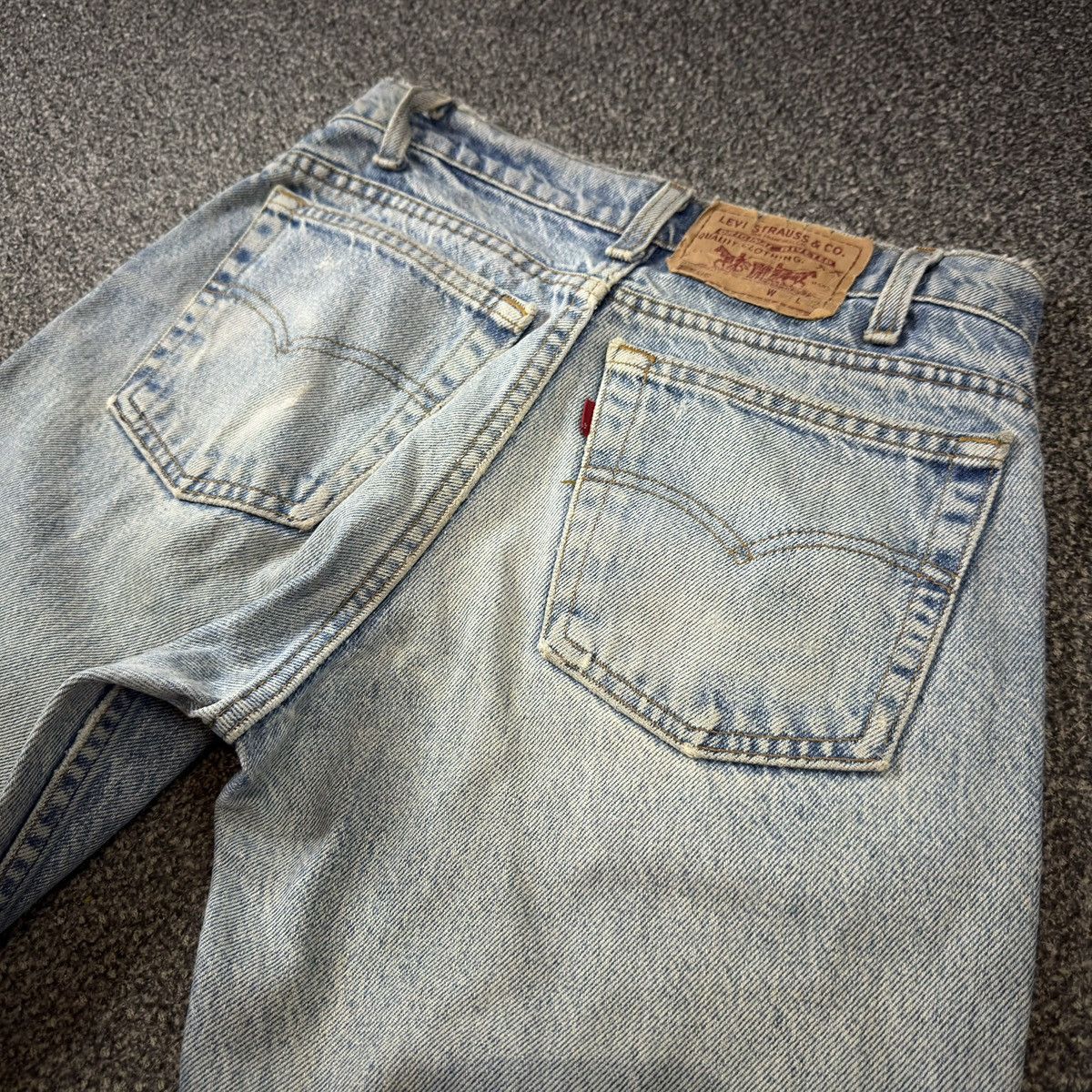 Levi's Vintage 90s Levis 505 Acid Washed Denim Made in Usa W27 Size US 27 - 8 Thumbnail