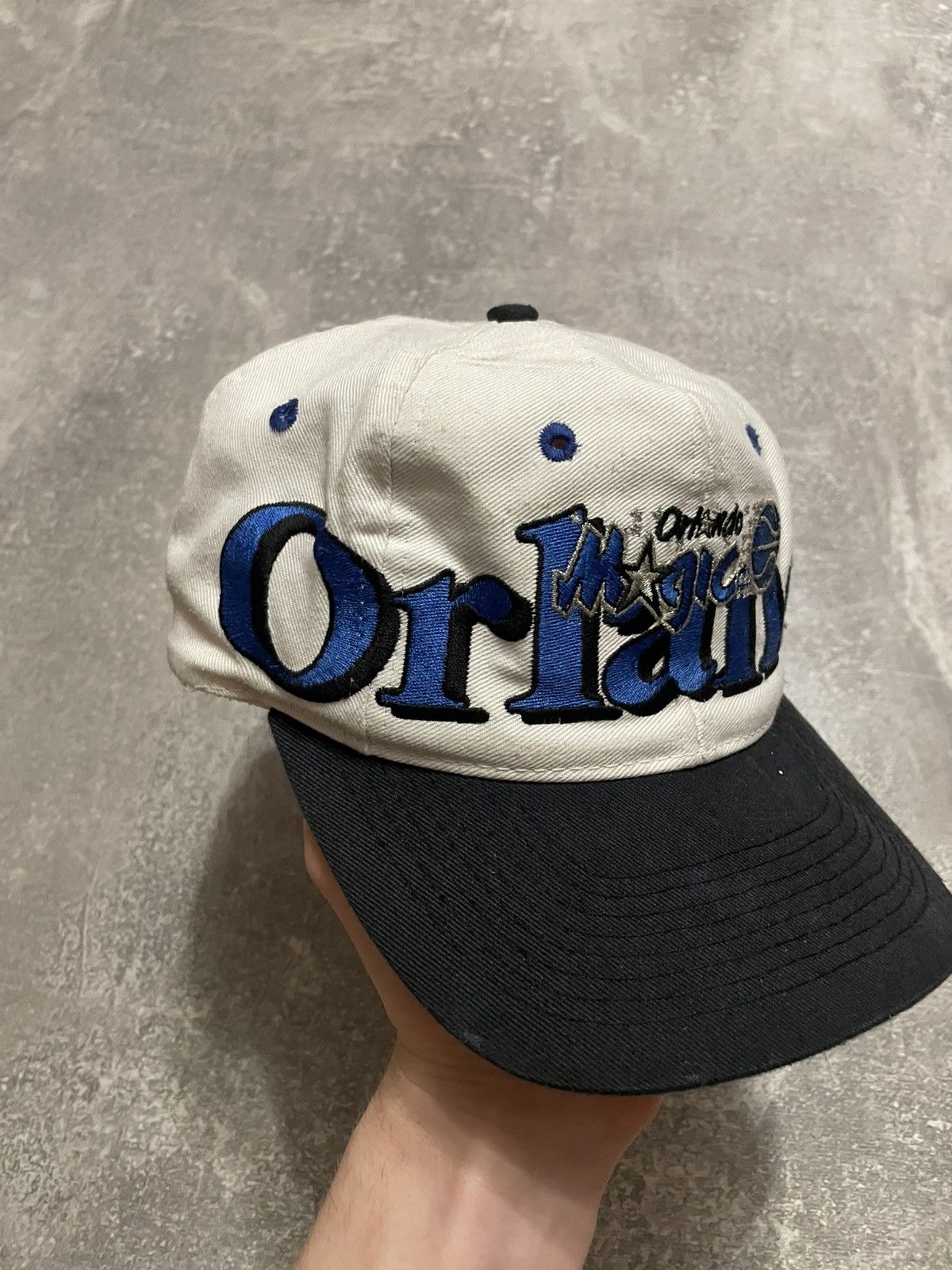 Logo 7 × NBA × Vintage Vintage Orlando Magic NBA Deadstock Baseball Snapback Cap Size ONE SIZE - 3 Thumbnail