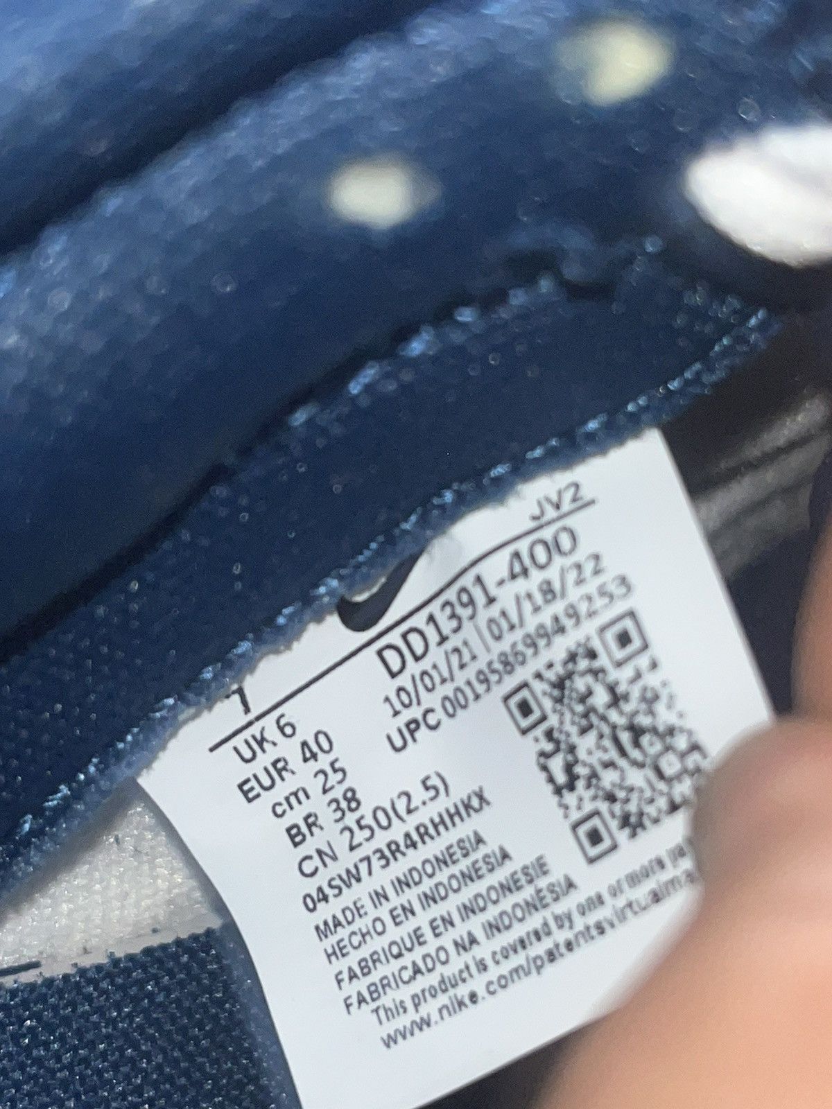 Nike Nike Dunk Low Valerian Blue Size US 7 / EU 40 - 9 Thumbnail