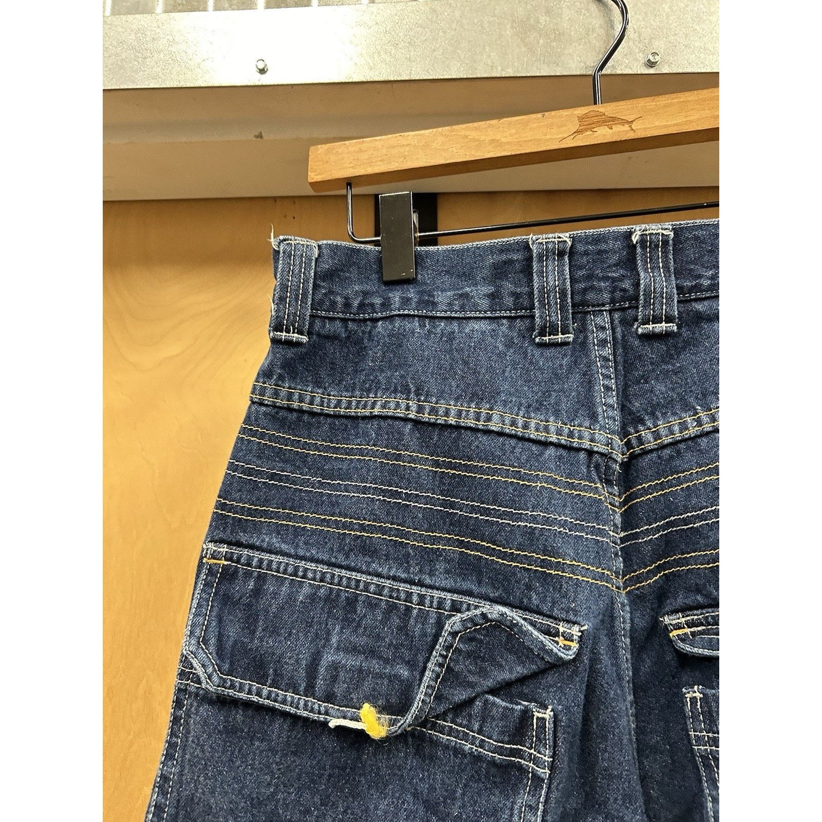 Vintage Y2K Kikwear Cargo Rave Jeans Wide Leg Baggy 30x33 Opening 21 Size US 30 / EU 46 - 13 Thumbnail