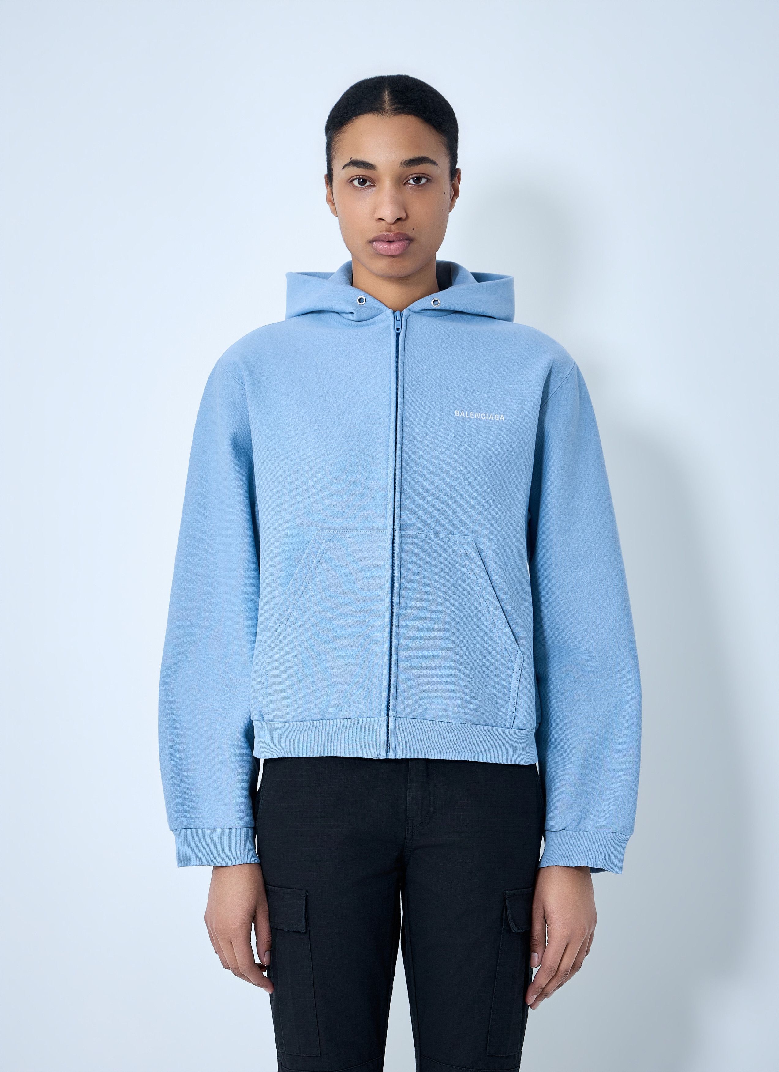 Balenciaga Zip-Up Hoodie Size M / US 6-8 / IT 42-44 - 1 Thumbnail