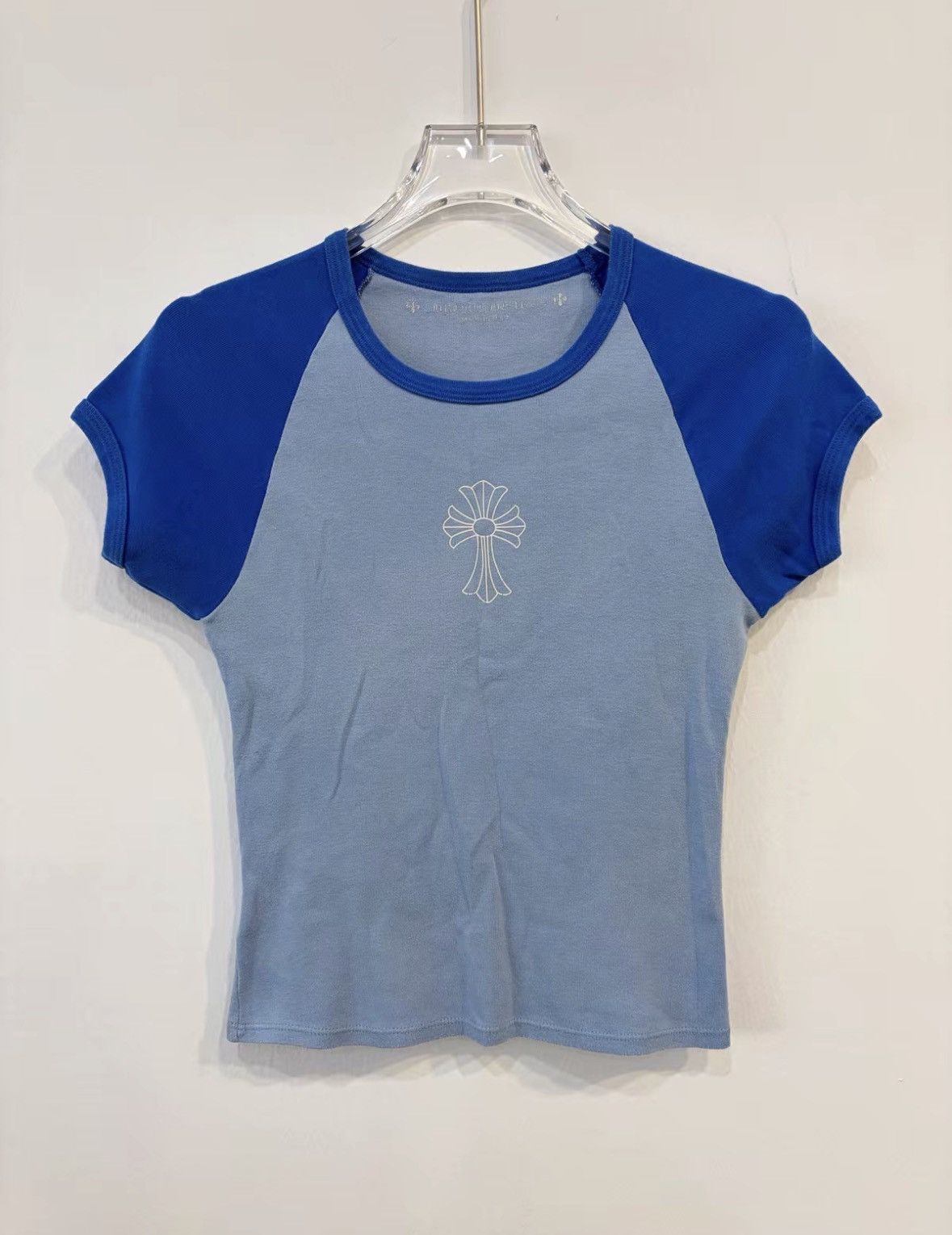 Chrome Hearts Chrome Hearts Chrome Hearts Blue Short Sleeve T-Shirt-2507 Size US M / EU 48-50 / 2 - 1 Thumbnail