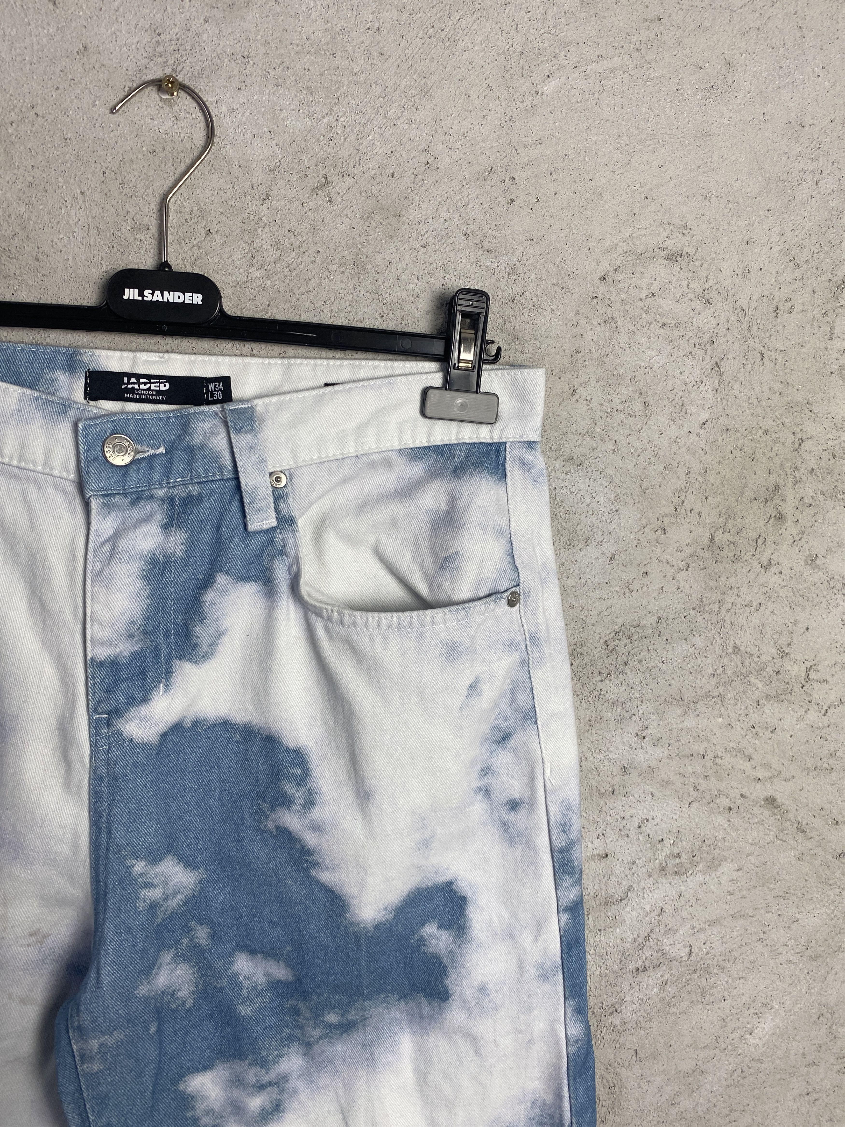 Jaded London Jaded London clouds printed denim jeans Size US 34 / EU 50 - 2 Thumbnail