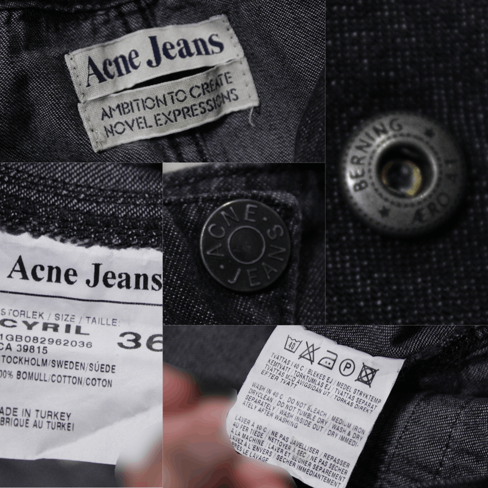 Acne Studios Cyril Jeans Overall Size XS / US 0-2 / IT 36-38 - 10 Thumbnail