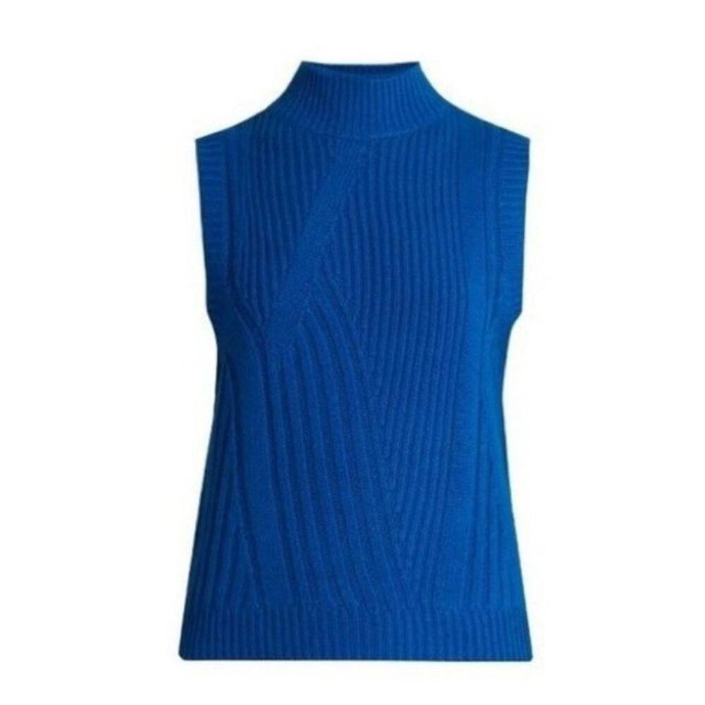 Diane von Furstenberg Diane von Furstenberg DVF Ediva Cashmere Sweater Vest Size L / US 10 / IT 46 - 1 Thumbnail